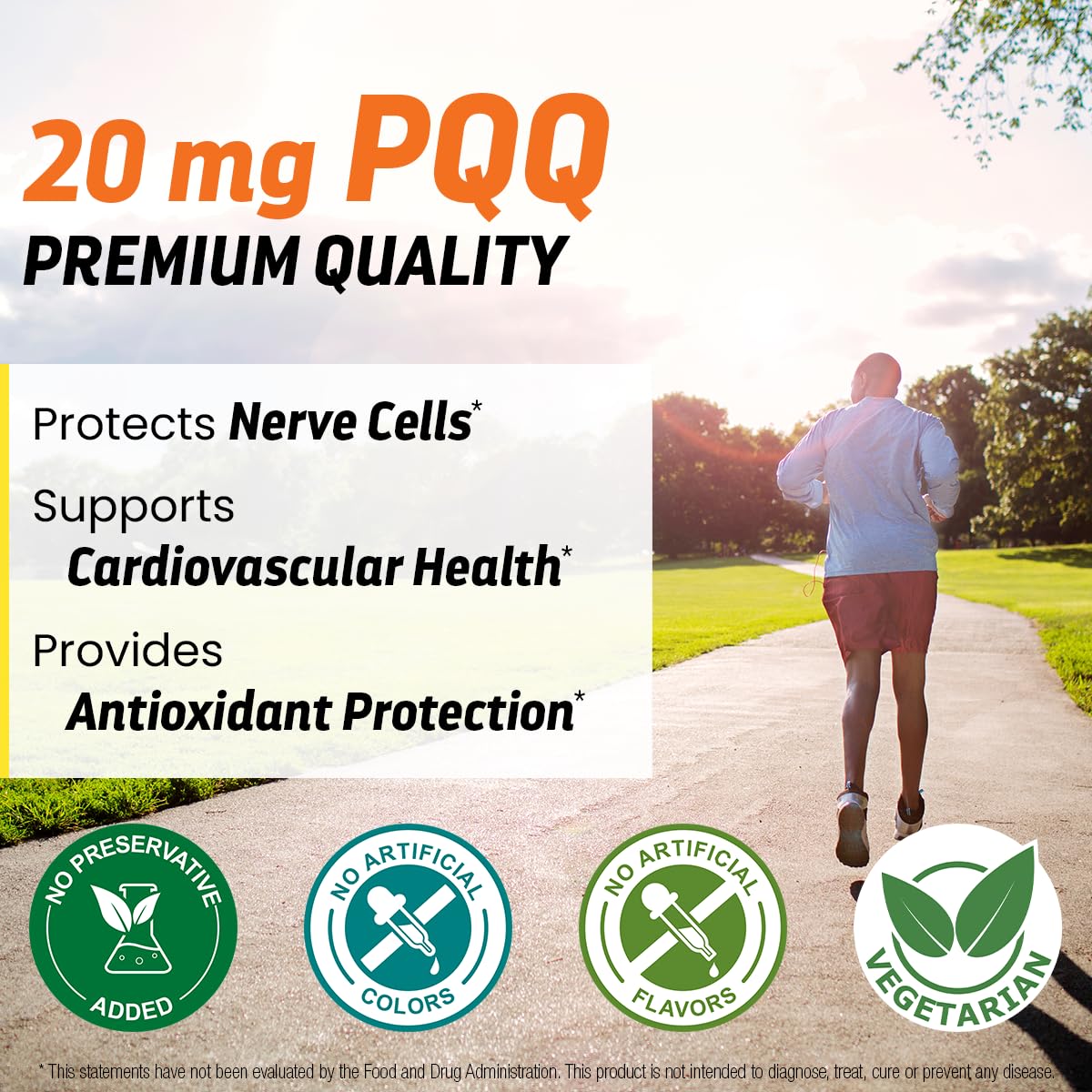 Dr’s Hope Pyrroloquinoline Quinone Supplement 20 mg Capsule, 30 Count