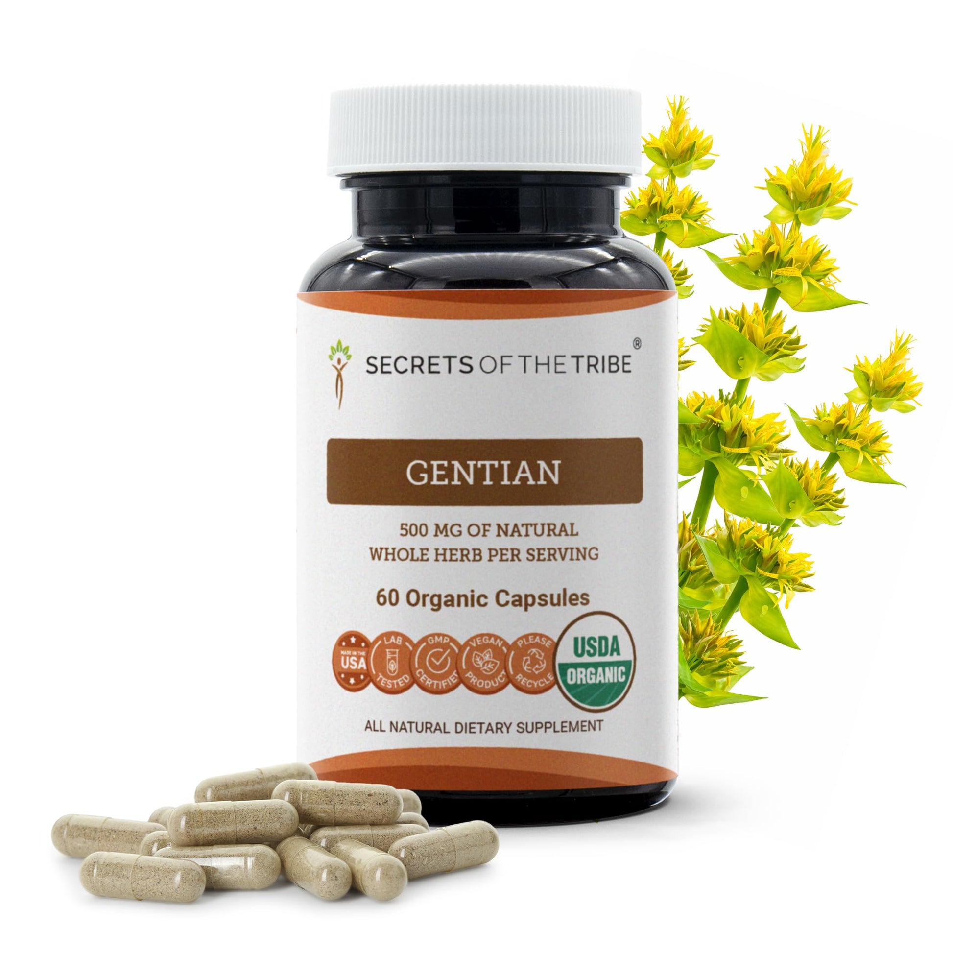 Secrets of the Tribe Gentian 60 Capsules
