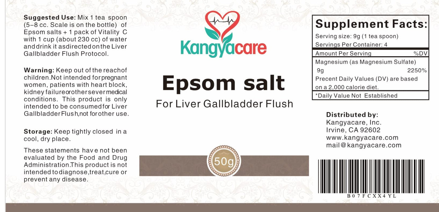 Kangyacare Liver Gallbladder Flush Tablet, 7 Piece Set