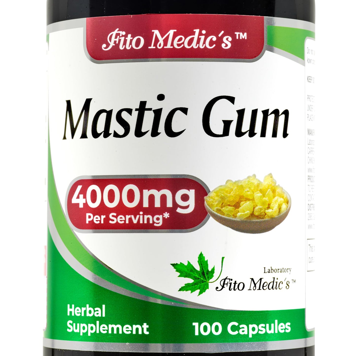 FITO MEDIC'S Mastic Gum 100 Capsules