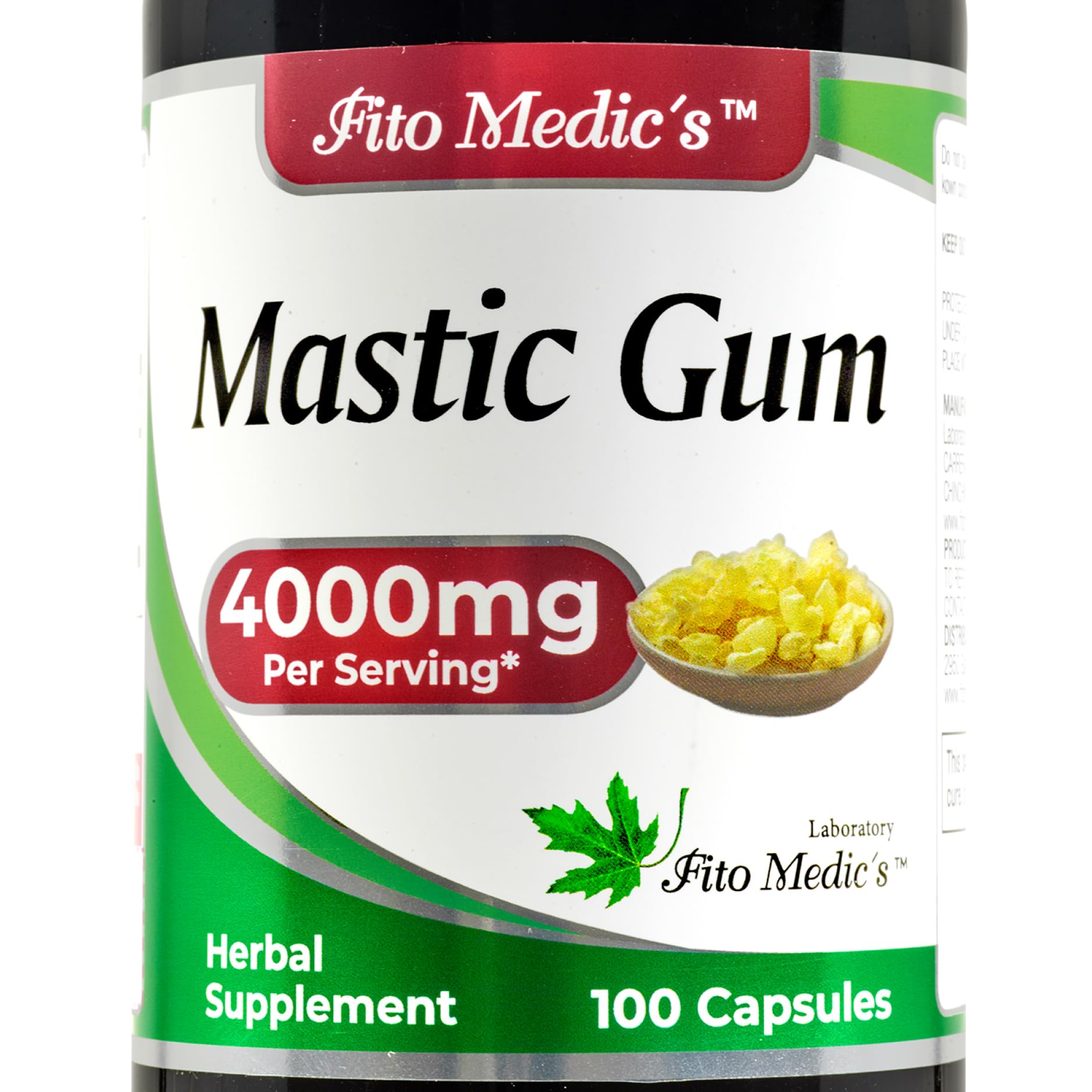 FITO MEDIC'S Mastic Gum 100 Capsules