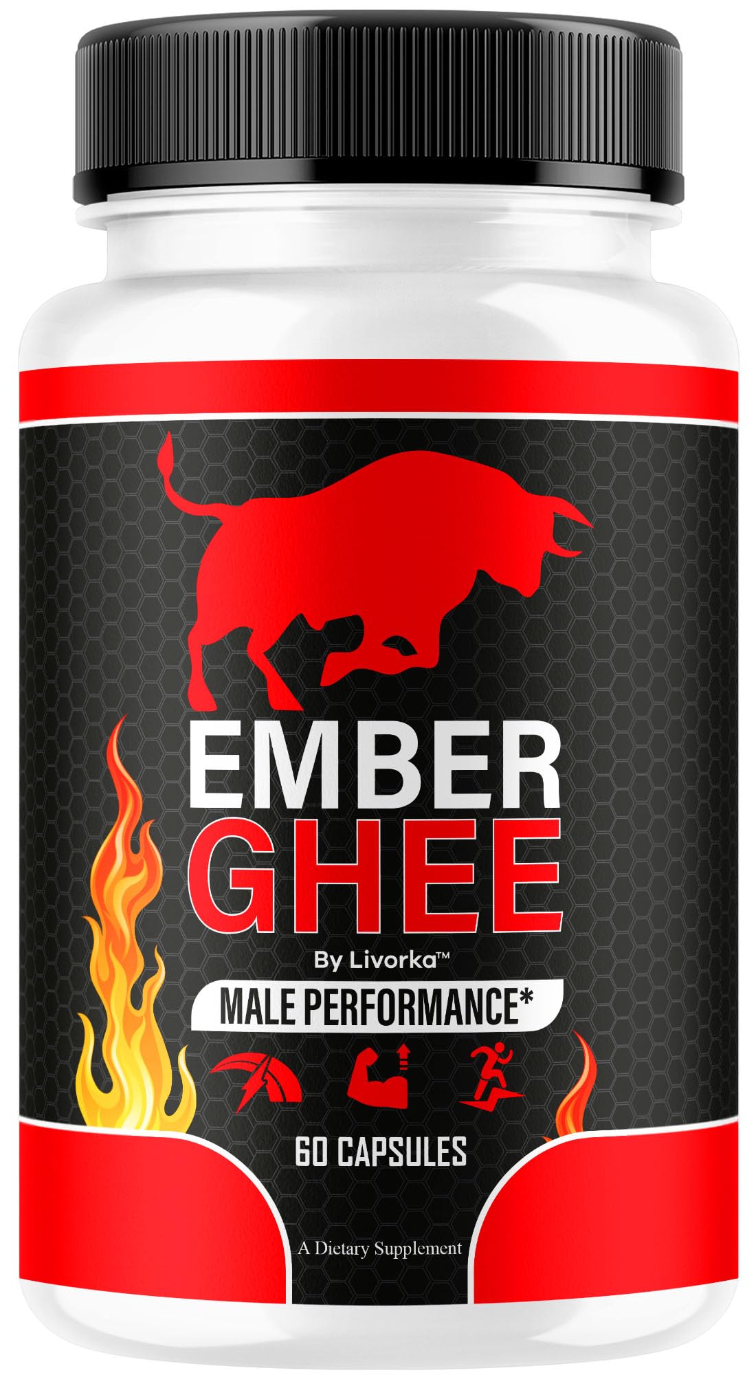 LIVORKA Ember Ghee Multivitamin Capsules, 60 Count