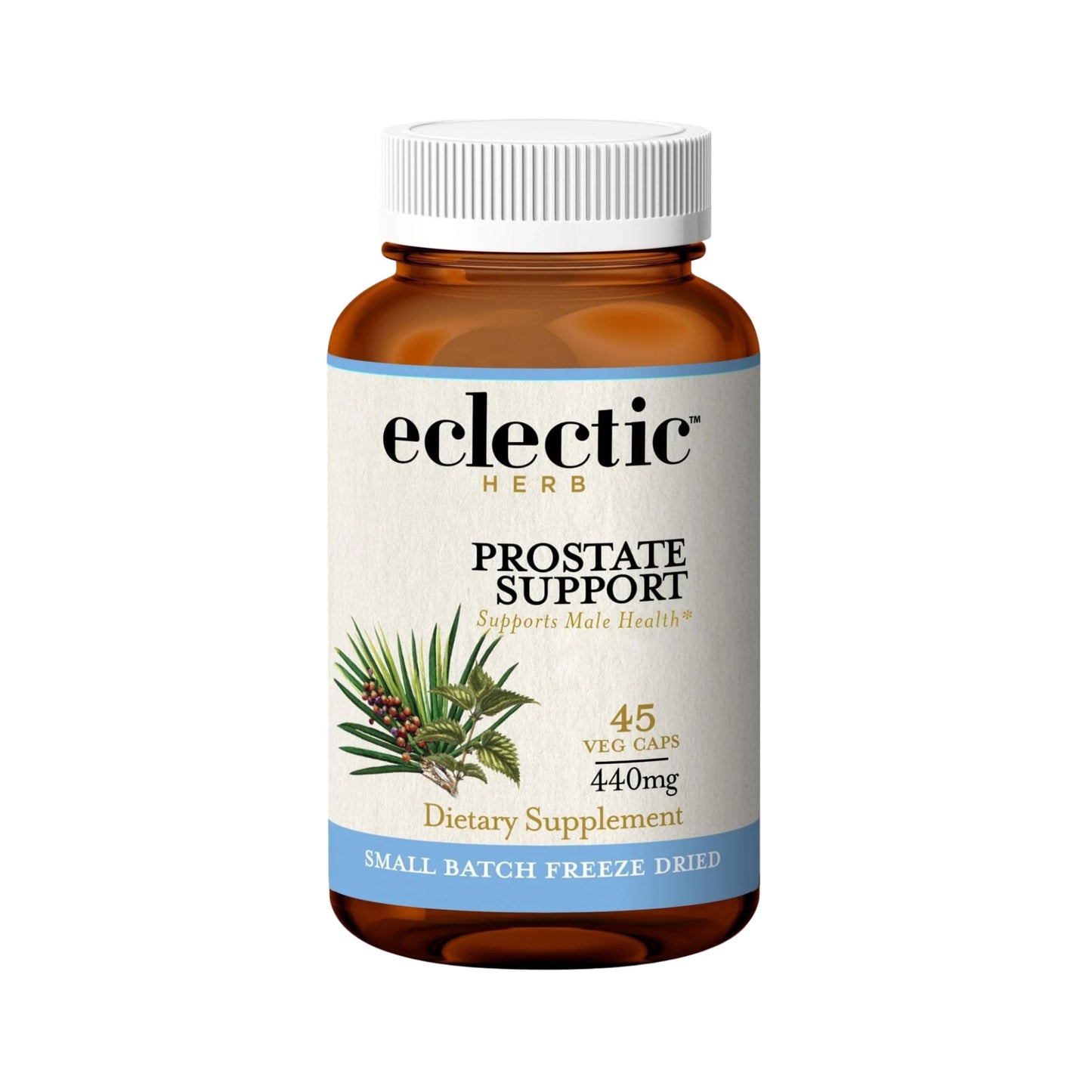 Eclectic Institute Raw Fresh Freeze-Dried Prostate Support 45 Capsules