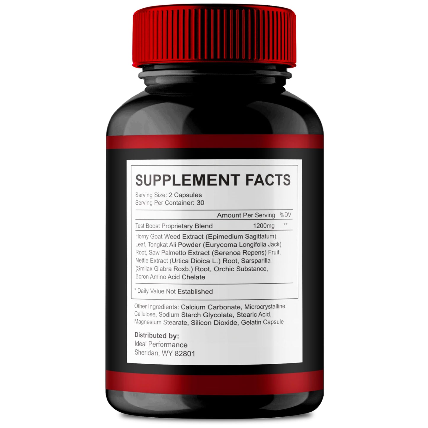 IDEAL PERFORMANCE Testo Dark Capsules 120 Capsules