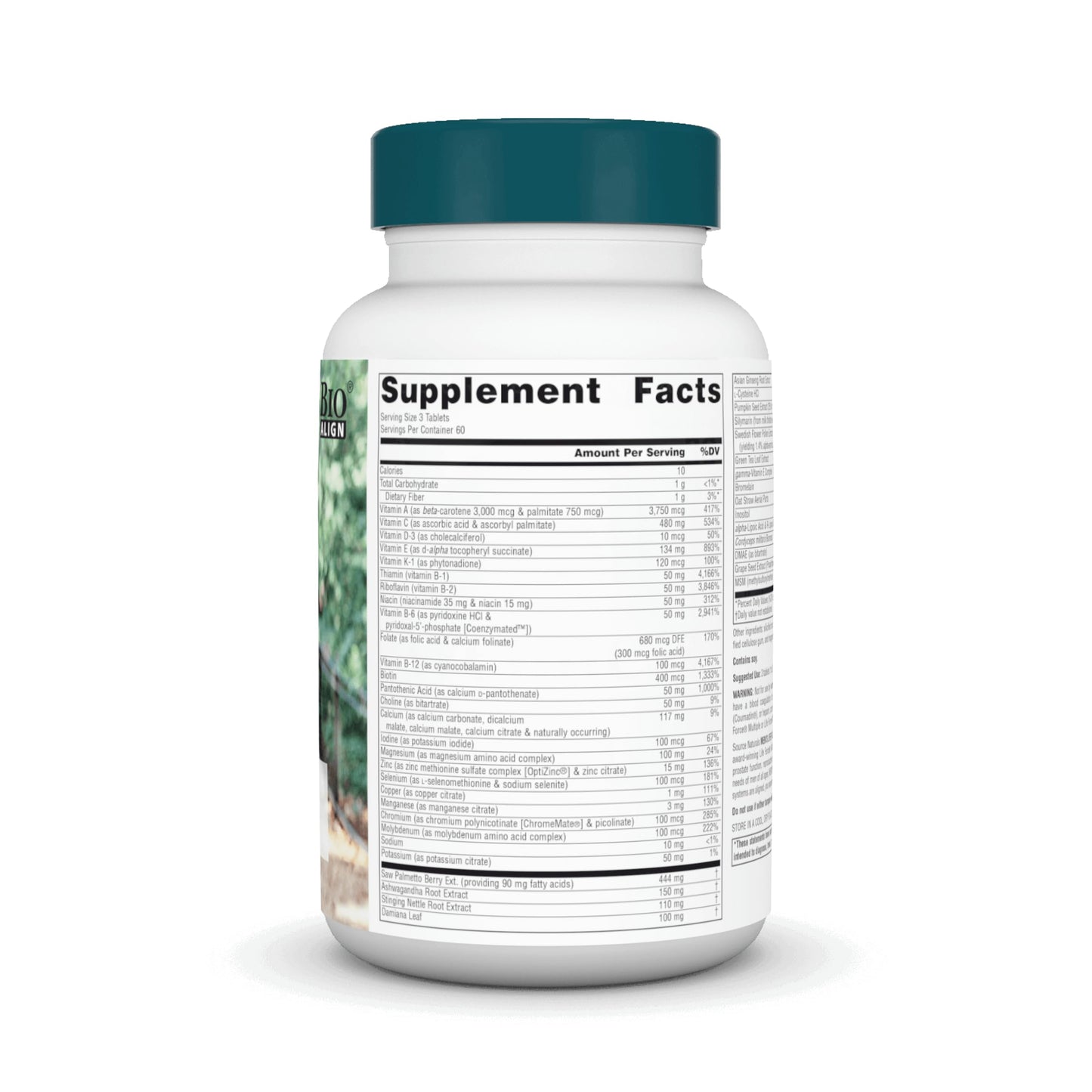 Source Naturals Men's Life Force Daily Multivitamin & Immune Health Supplement Tablets, 180 Count