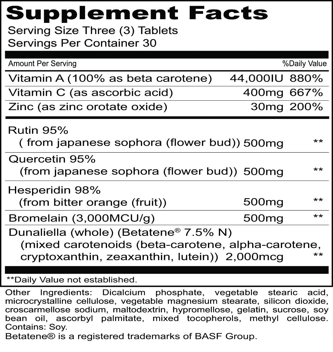 Priority One Mega Flavonoid 2000 90 Tablets