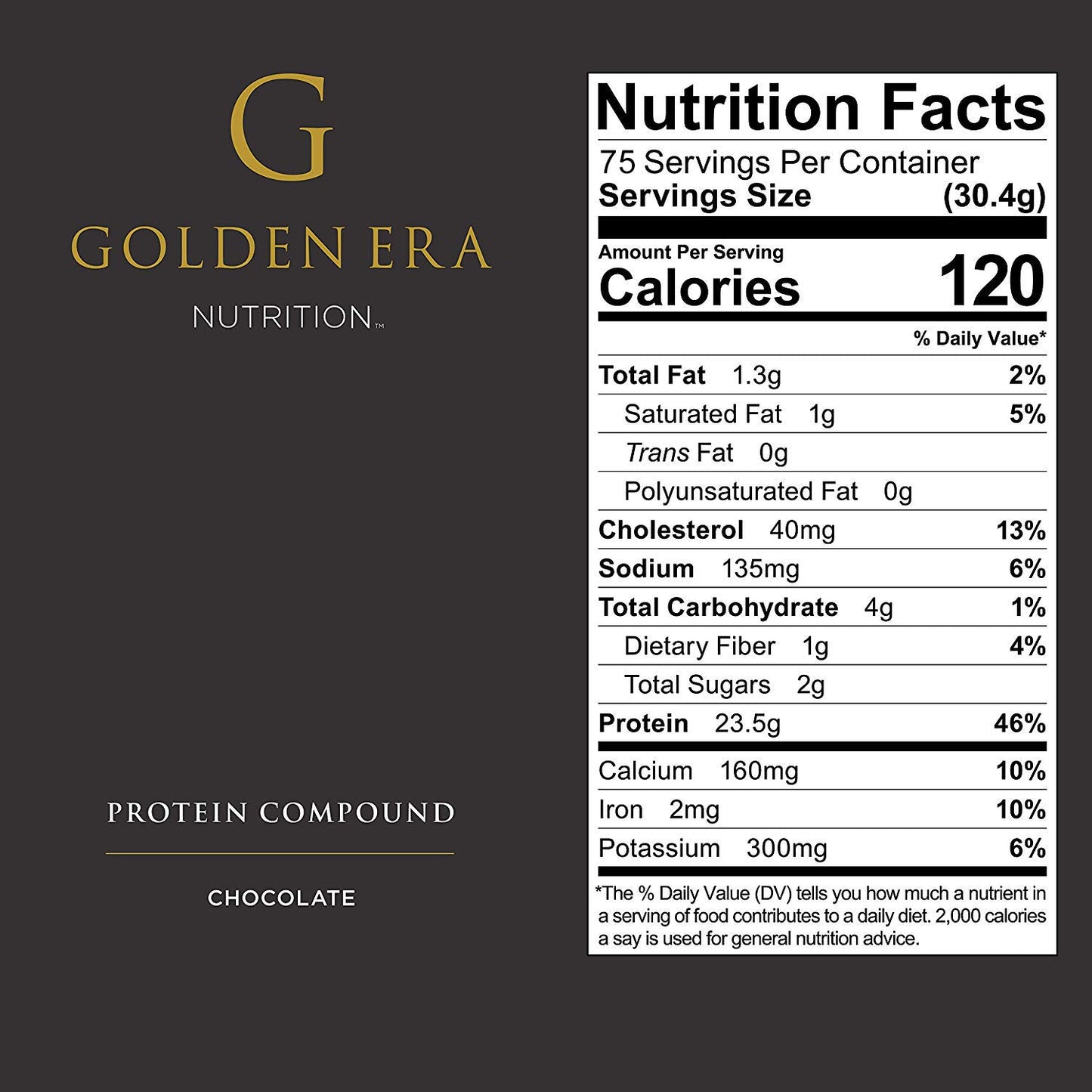 Golden Era Nutrition Whey Protein Compound Powder 80.32 oz