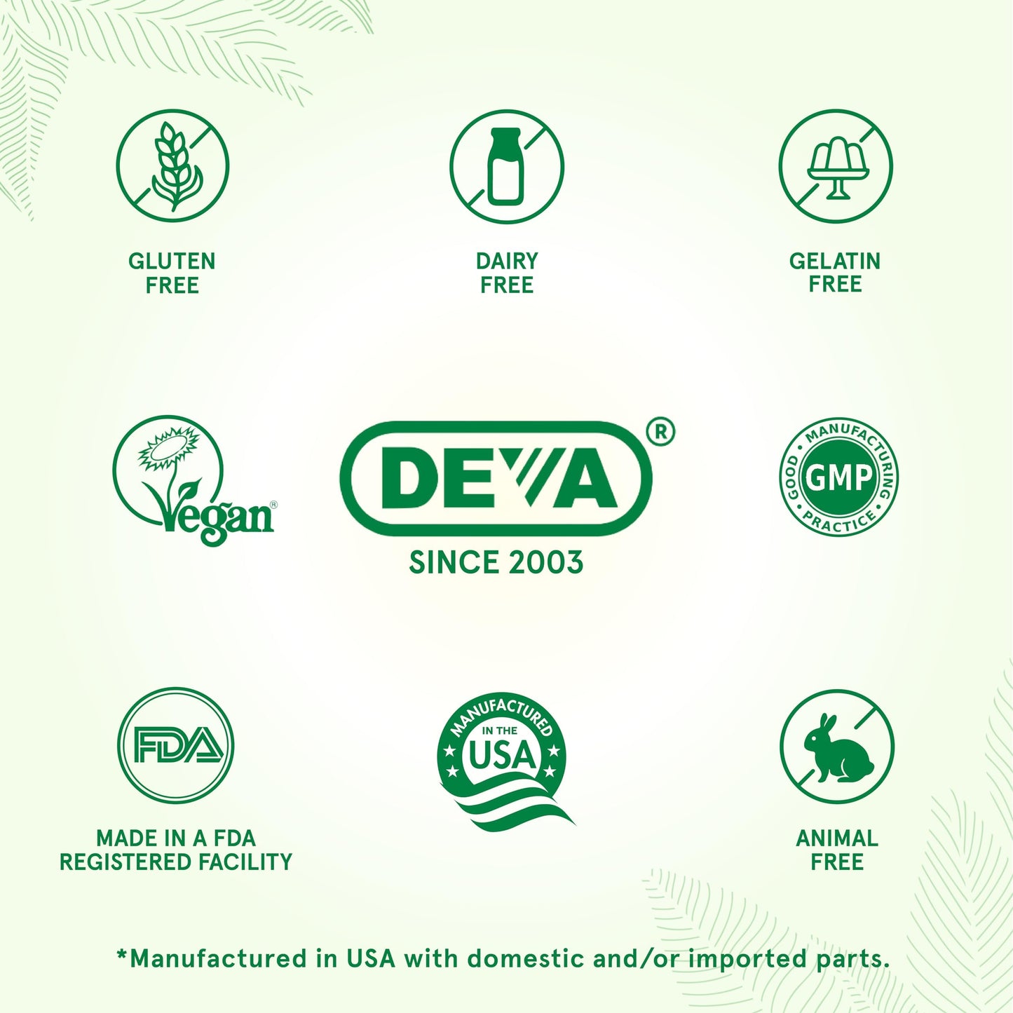 DEVA Vegan Vitamins, Borage Oil 500mg, Source of Omega-6 Fatty Acid GLA (Gamma linolenic Acid), Cold-Pressed & Unrefined, Capsules, 180 Count