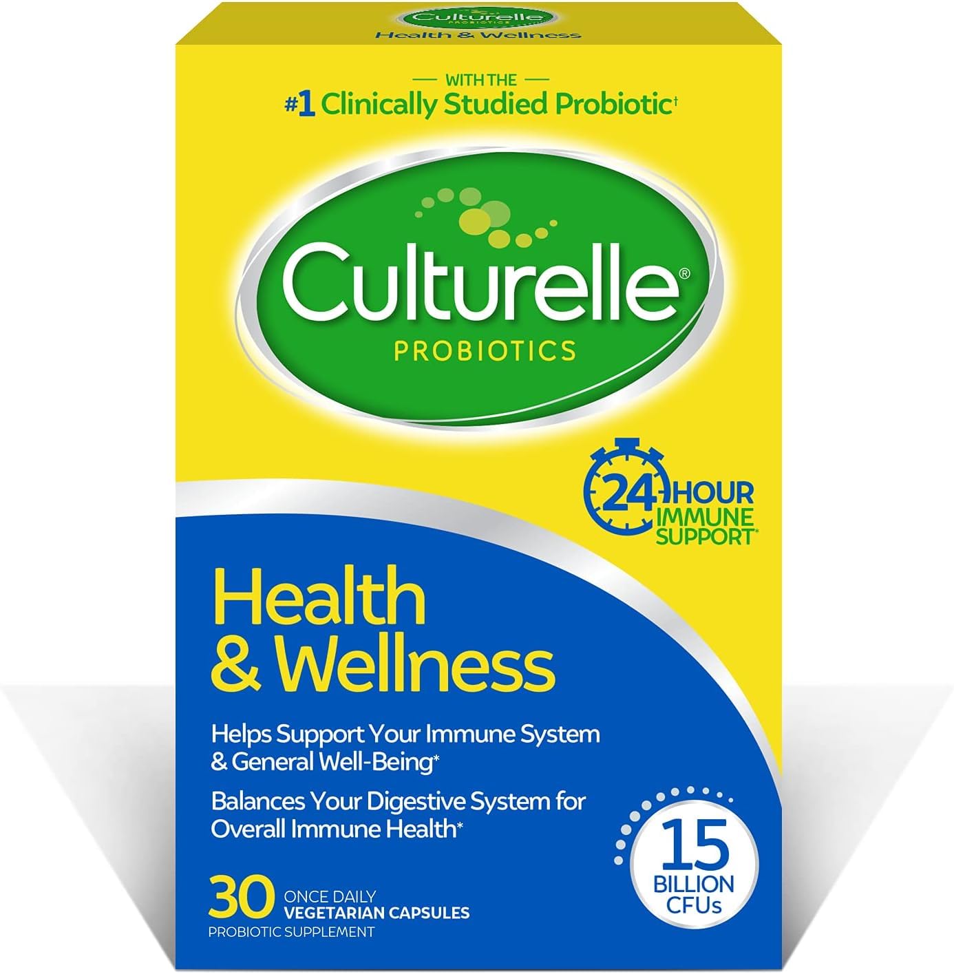 Culturelle Health & Wellness Probiotic Vegetarian Capsules, Capsule, 60 Count