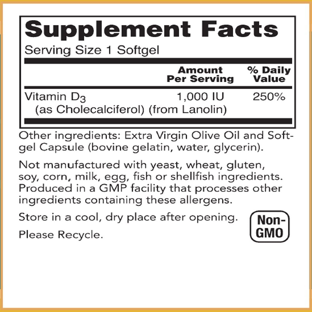 Baar Vitamin D-3 Softgel 1 Softgel