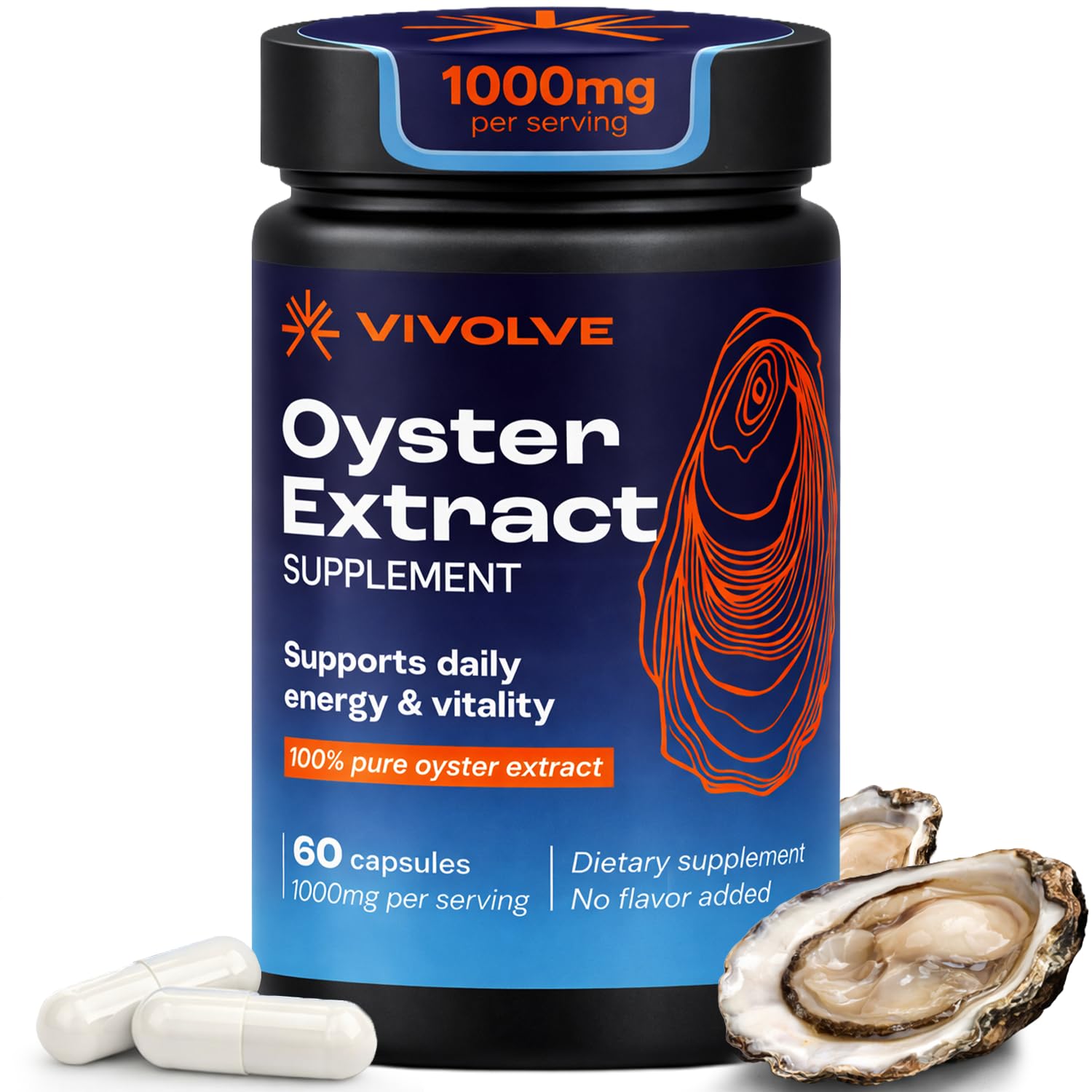 VIVOLVE Oyster Extract 60 Capsules