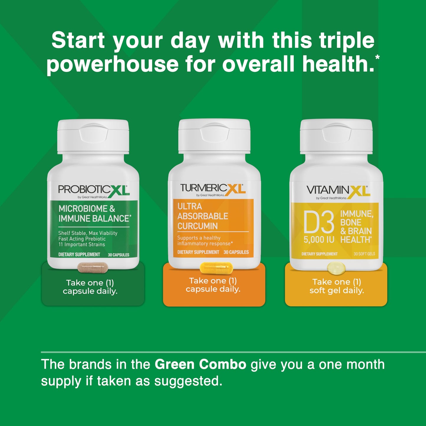 OmegaXL TrioXL Immune Support Capsules, 3-Pack