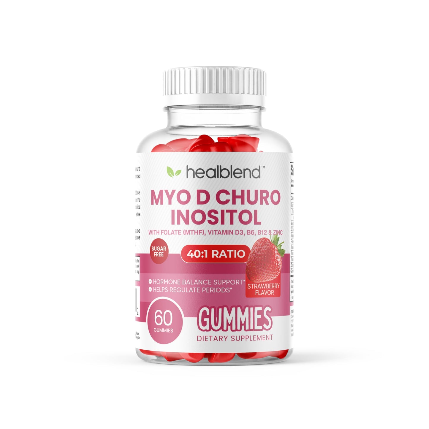 healblend Myo & D-Chiro Inositol Gummies, 60 Count
