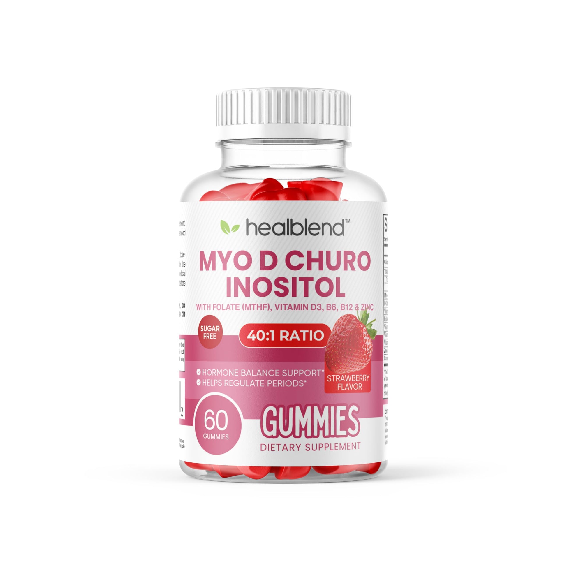 healblend Myo & D-Chiro Inositol Gummies, 60 Count