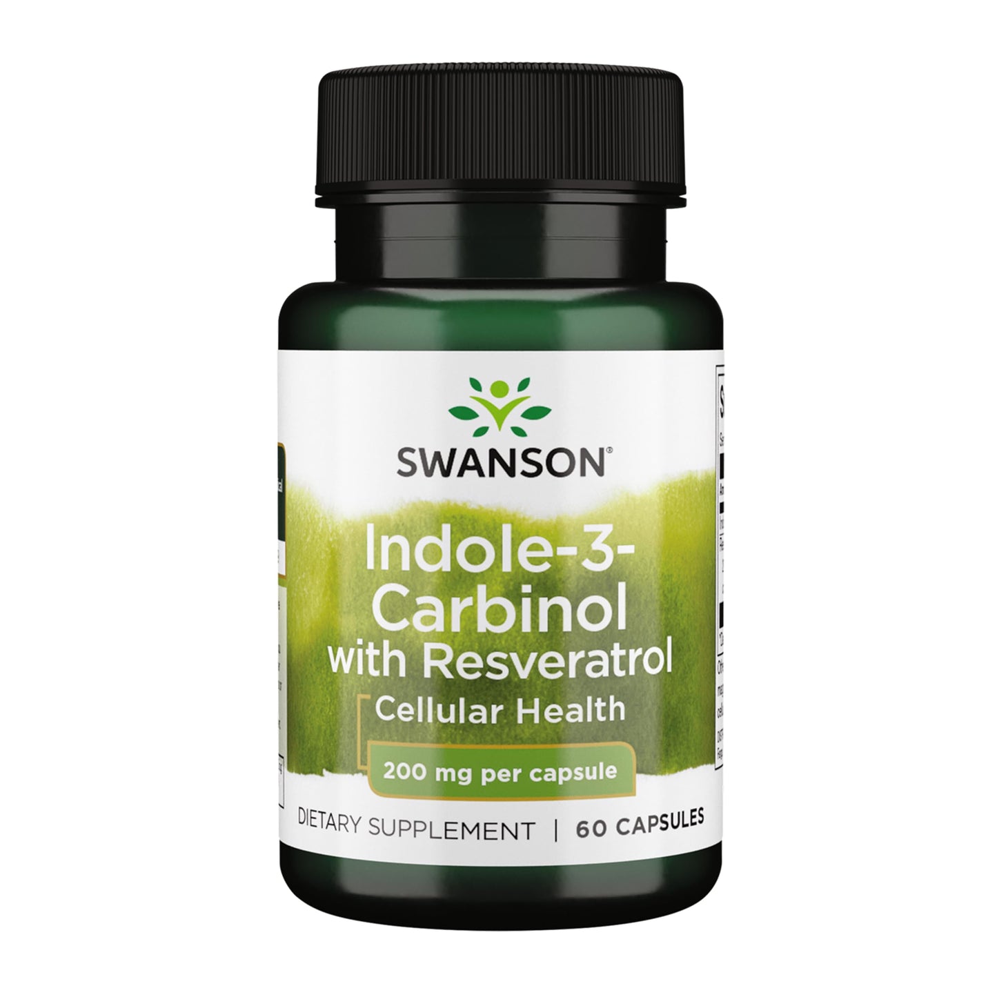 Swanson Indole-3-Carbinol with Resveratrol Capsules, 60 Count