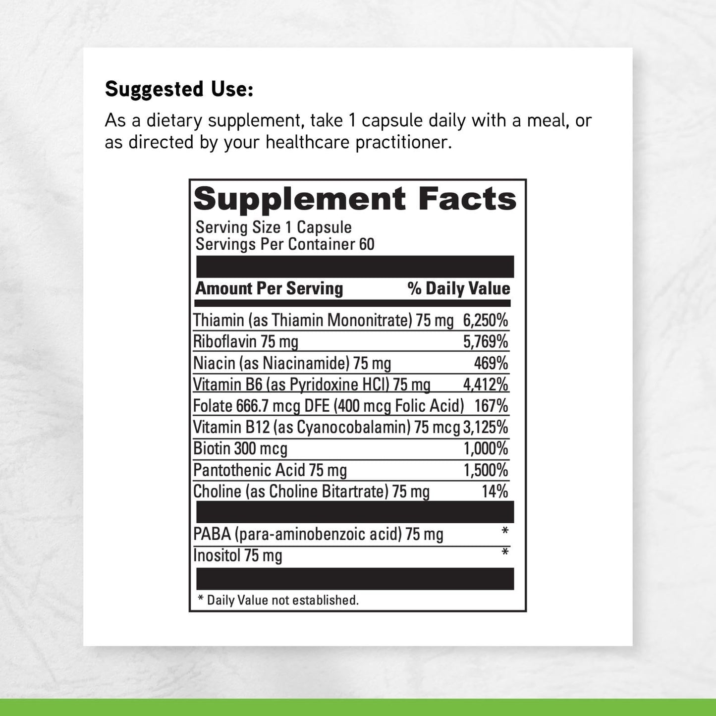 DAVINCI B Complex-75 60 Capsules