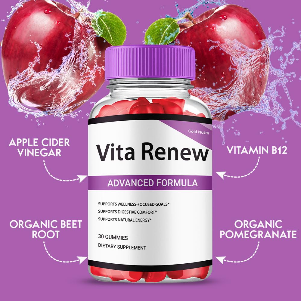 Gold Nutra Vita Ren Gummies, Vita ACV Gummies, 1 Count
