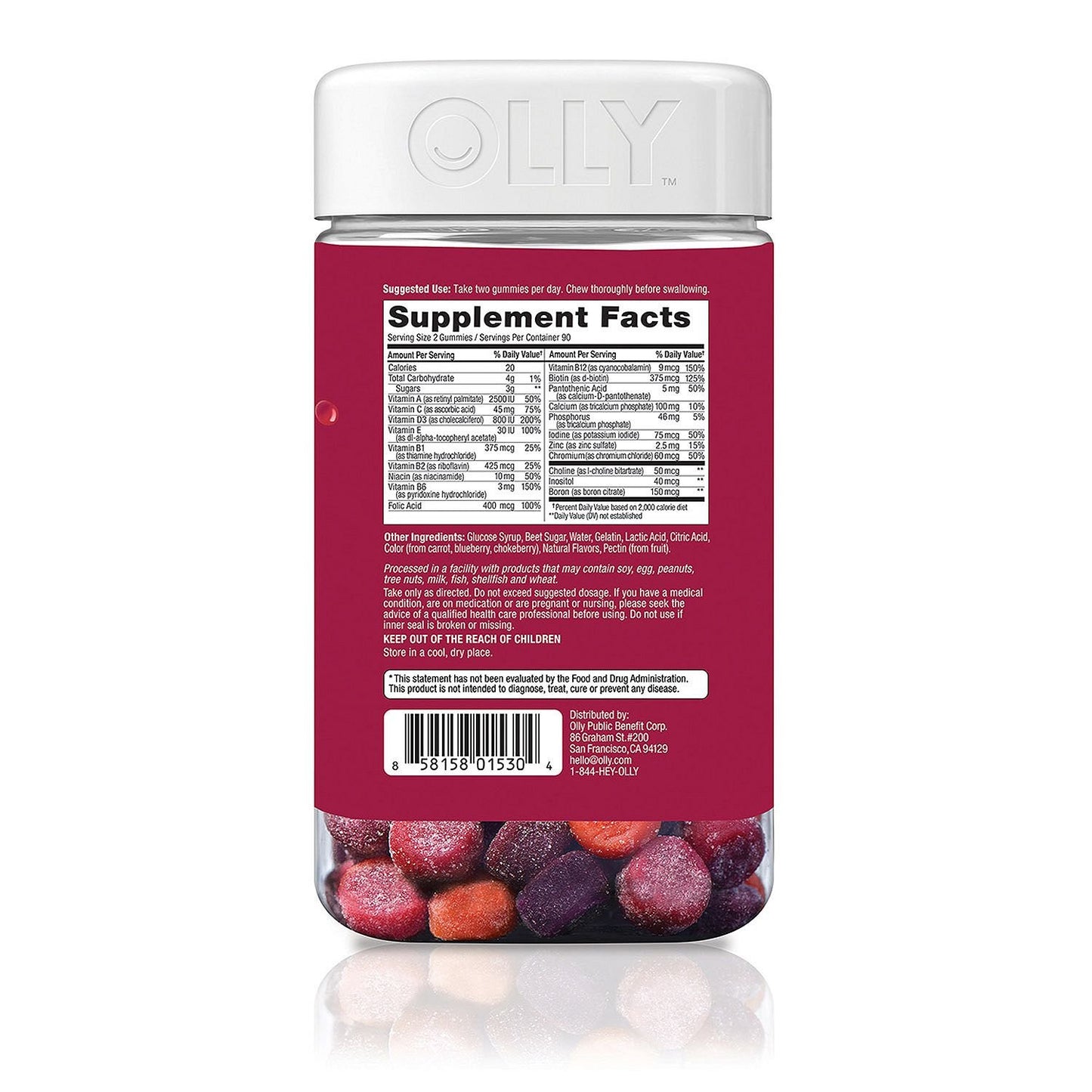 Olly Women's Multi Gummy 180 Count