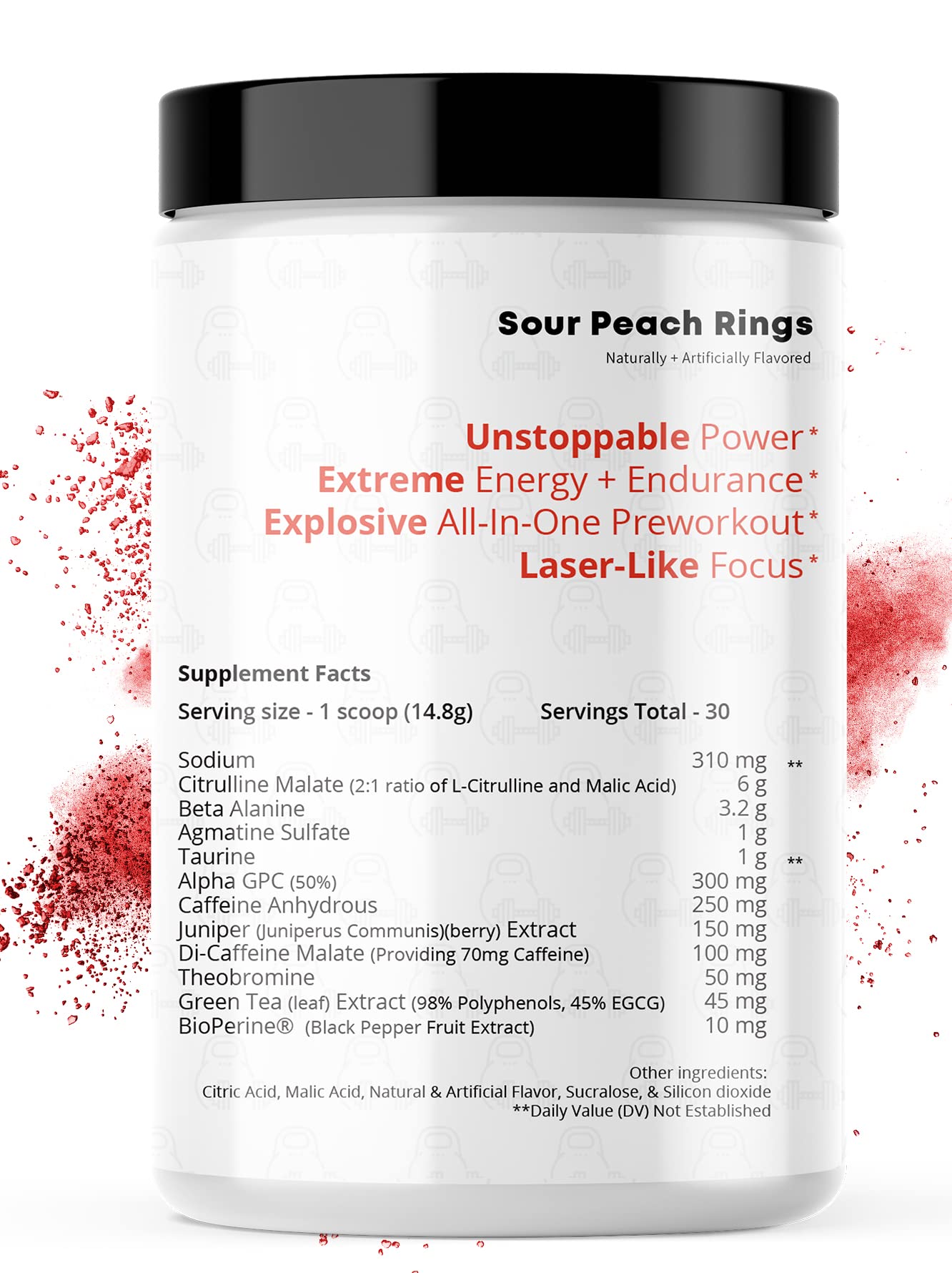 F'ing Workout Explosive Pre-Workout Supplement Powder 15.66 Ounces