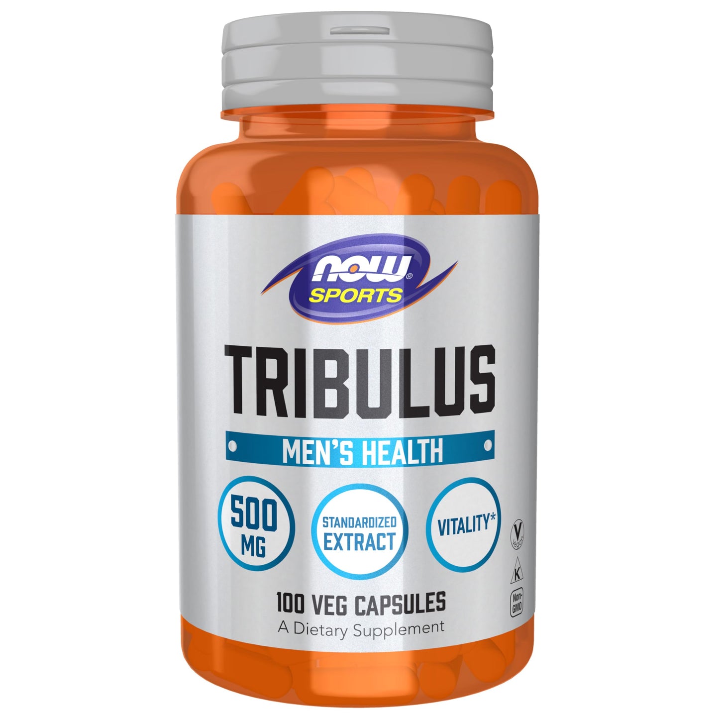 NOW Foods Tribulus 500 mg Veg Capsules, 100 Count