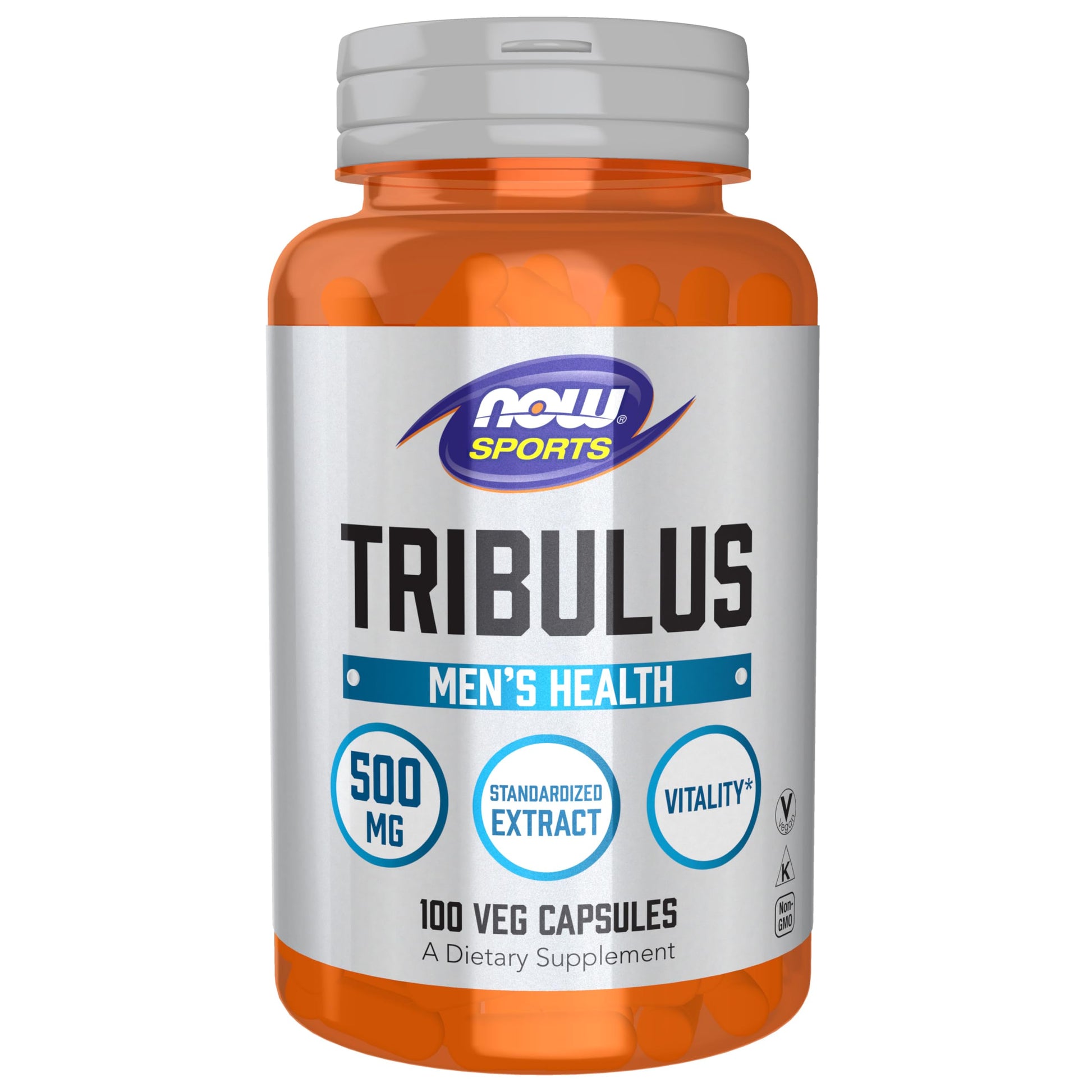 NOW Foods Tribulus 500 mg Veg Capsules, 100 Count