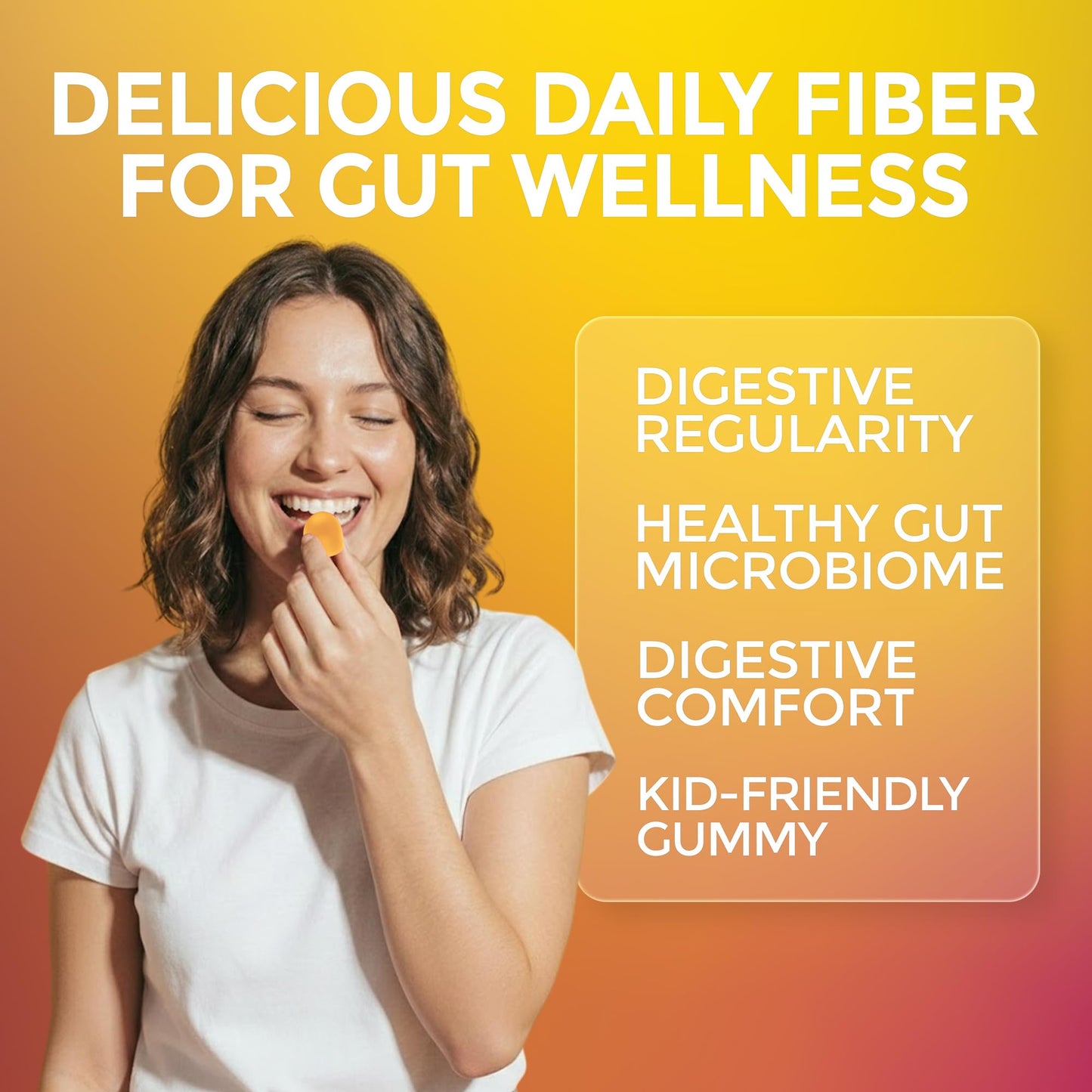 Prebiolume Fiber Gummies for Adults Capsule 90 Count