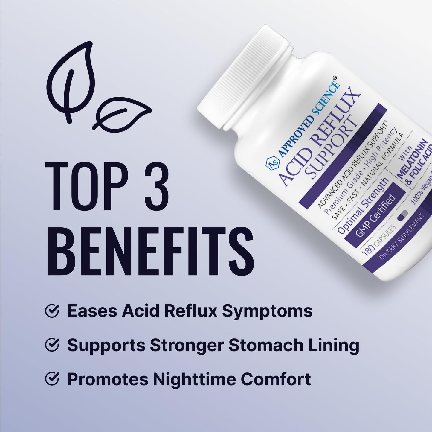 Approved Science Acid Reflux Support Capsules 360