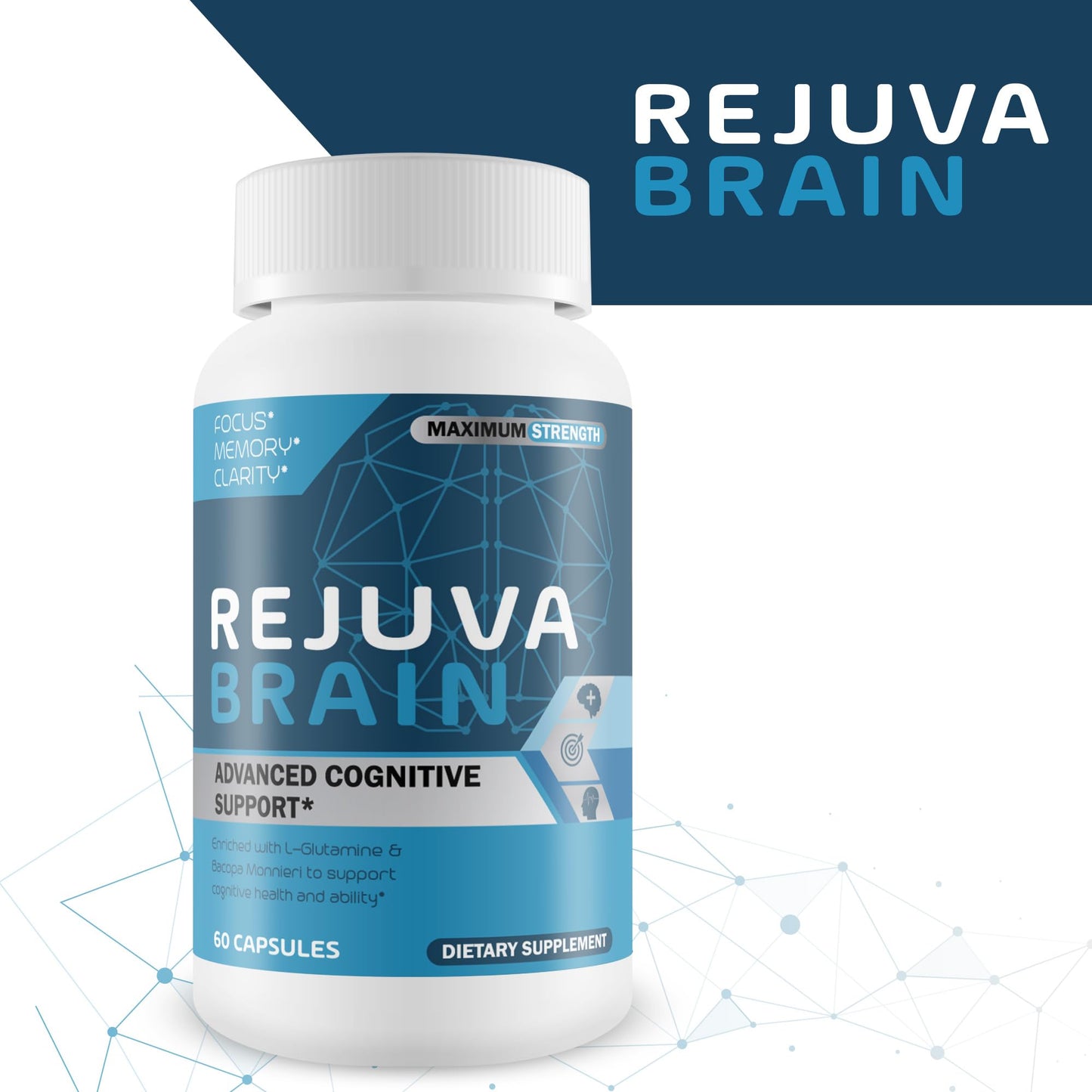 Rejuva Brain Advanced Cognitive Support Capsule 60 Count