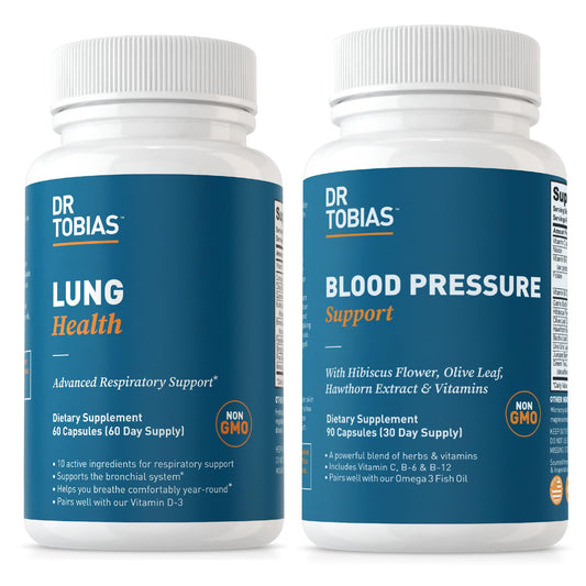 Dr. Tobias Lung Health & Blood Pressure Support Capsules, 150 Count