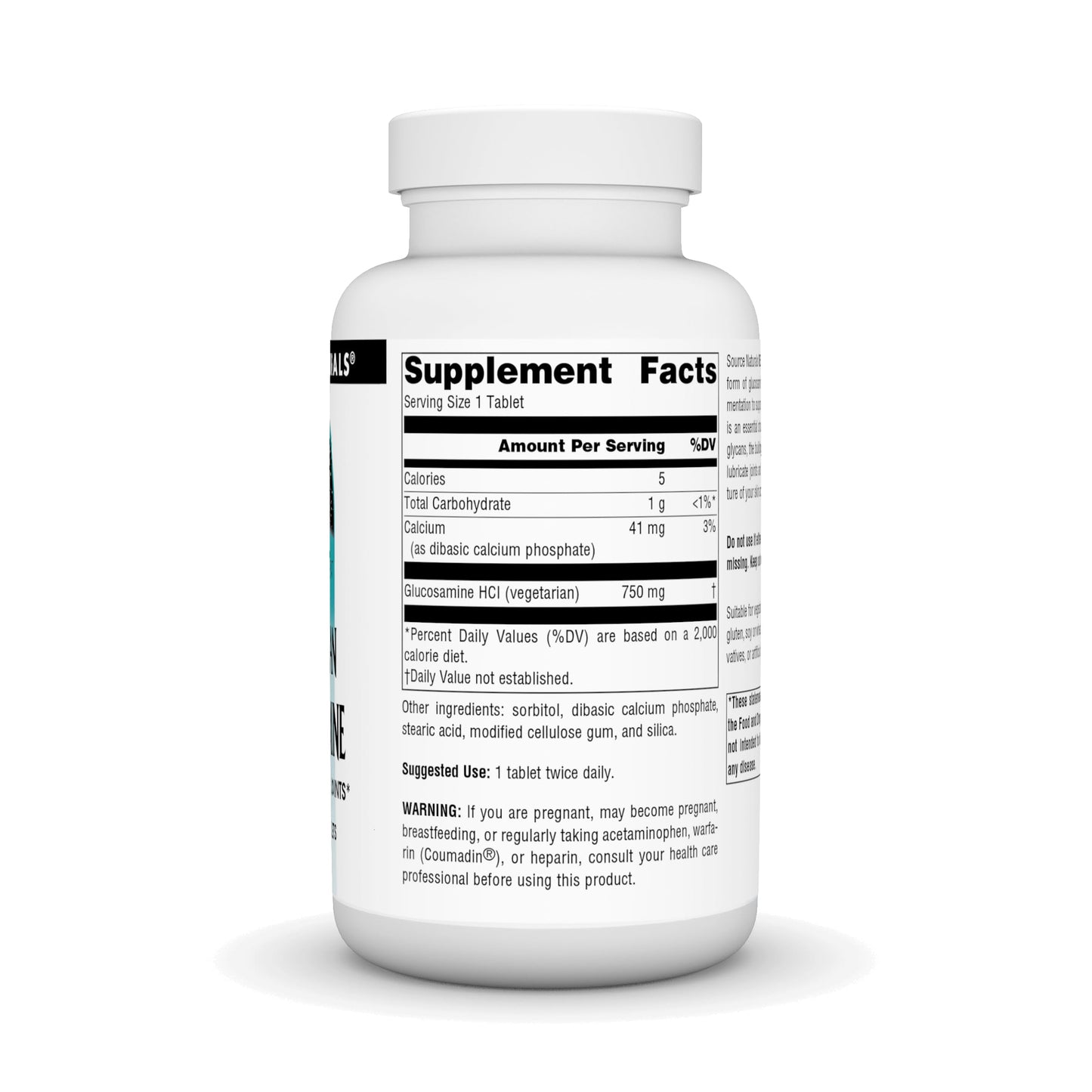 Source Naturals Vegetarian Glucosamine Tablet 120 Tablets