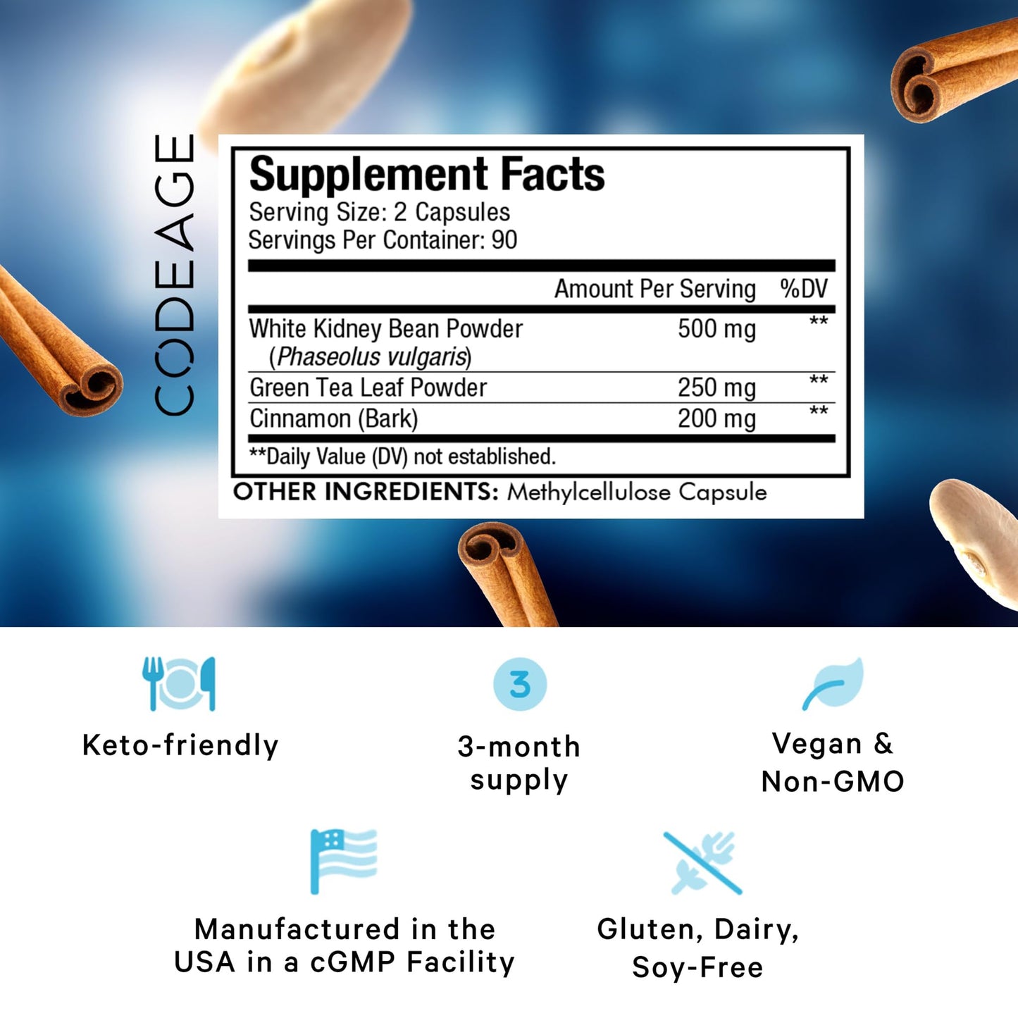 Codeage Keto Carb 180 Capsules