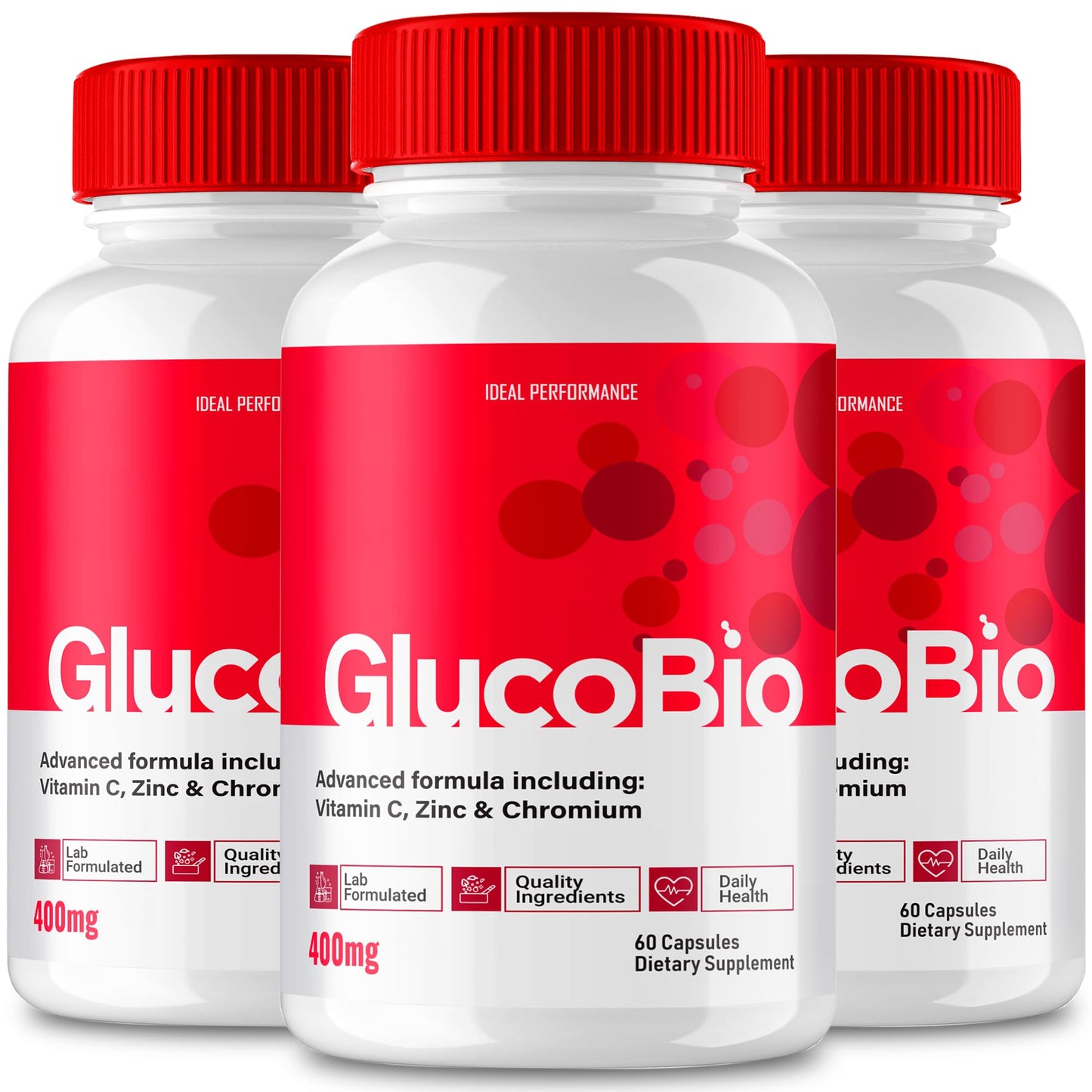 Ideal Performance GlucoBio Capsules 180-count
