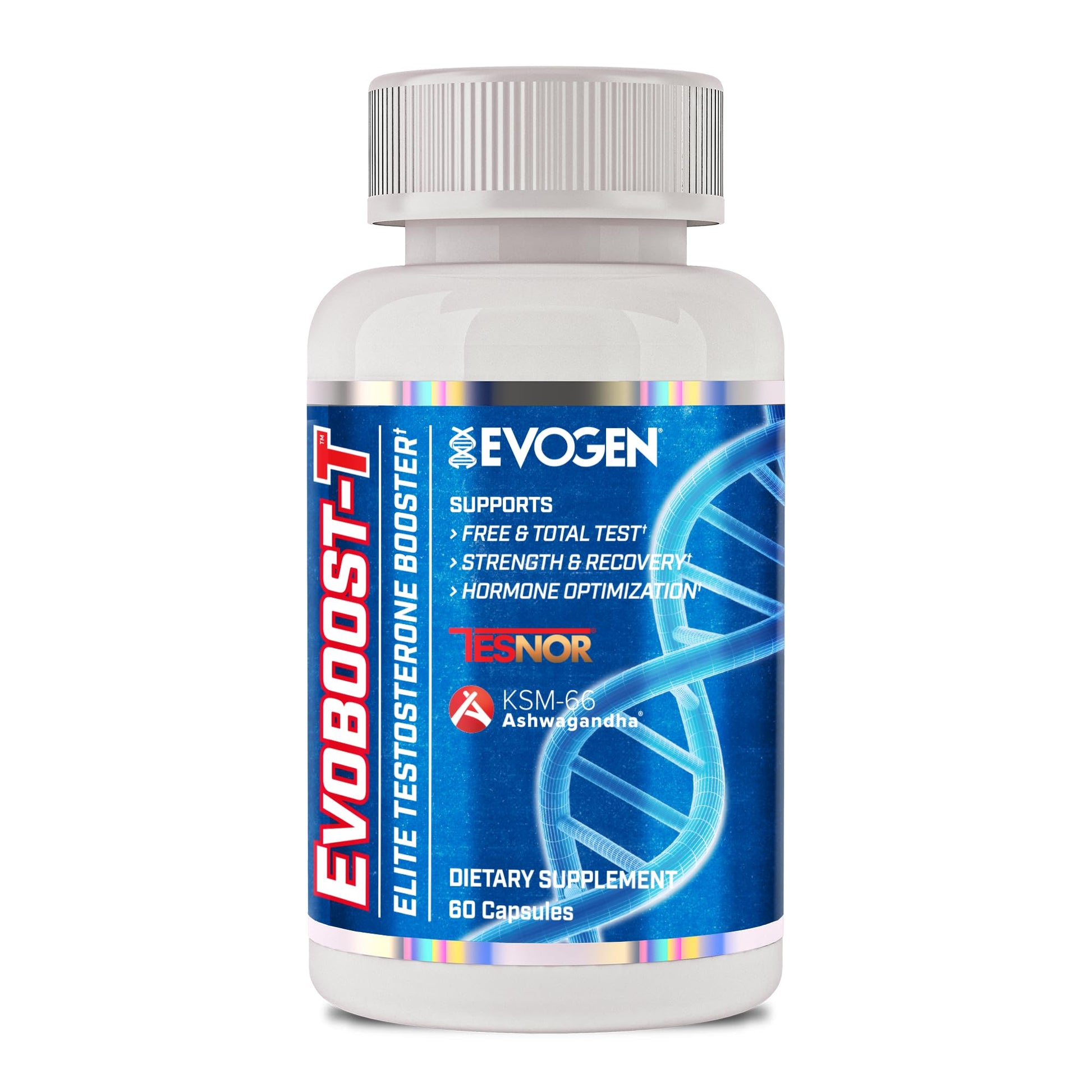 Evogen Evoboost-T Elite Testosterone Booster for Men, 60 Capsules