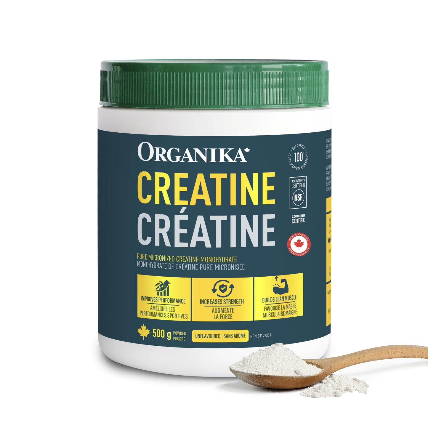Organika Unflavoured Creatine Powder 500 Gram