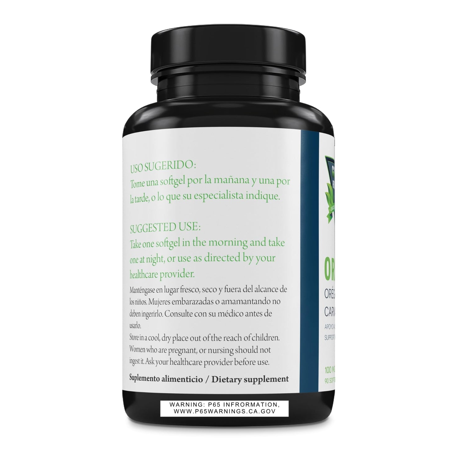GREEN ROYALTY Oregano Oil Softgels 90