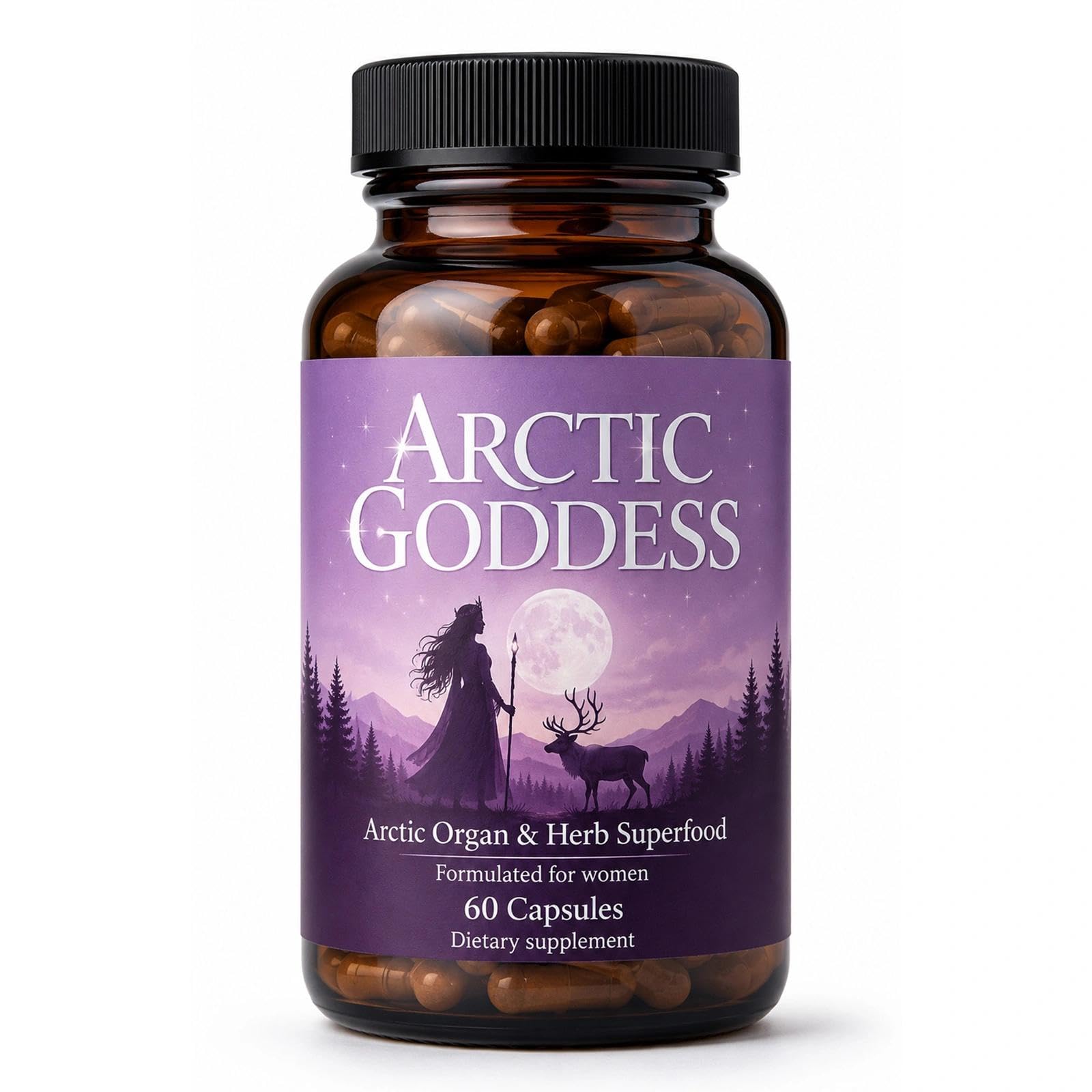 Ovouria Arctic Goddess Women Hormone Balance Support Supplement Capsule 1 Count