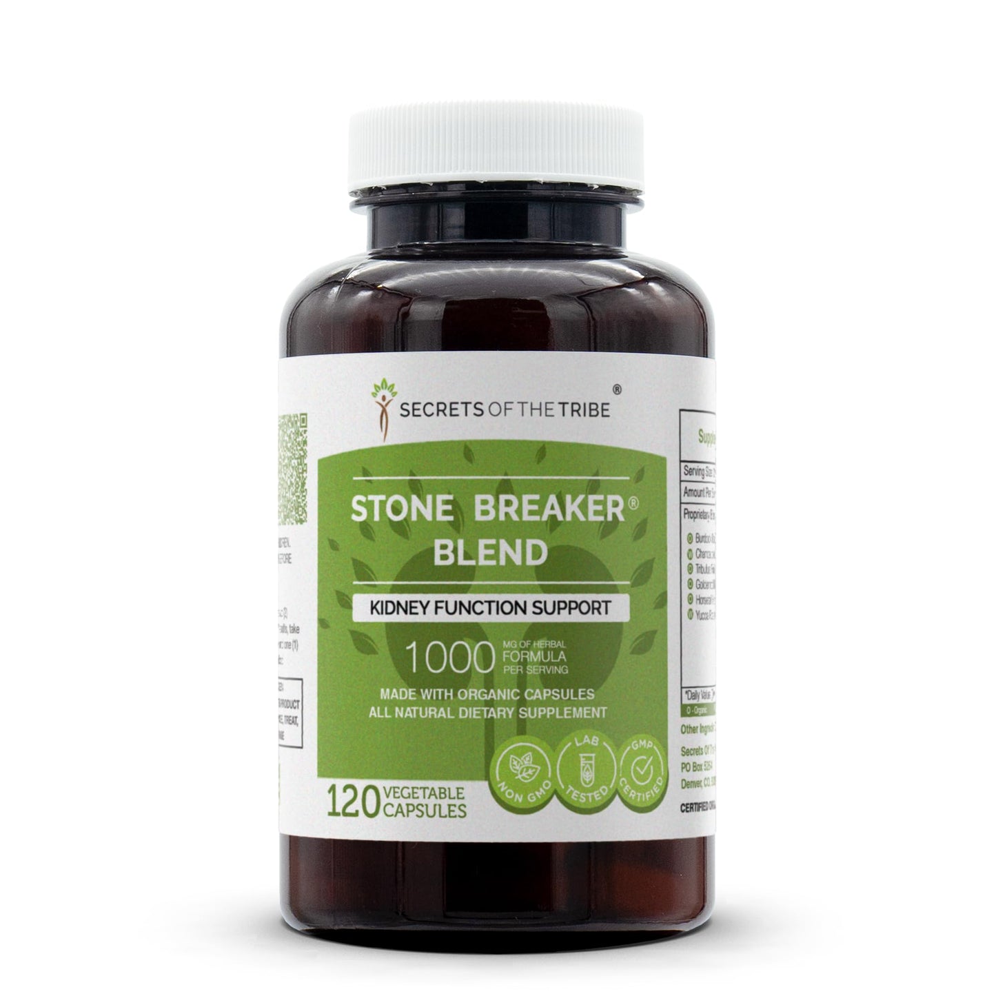 Secrets of the Tribe Stone Breaker Blend Capsules 120 Count