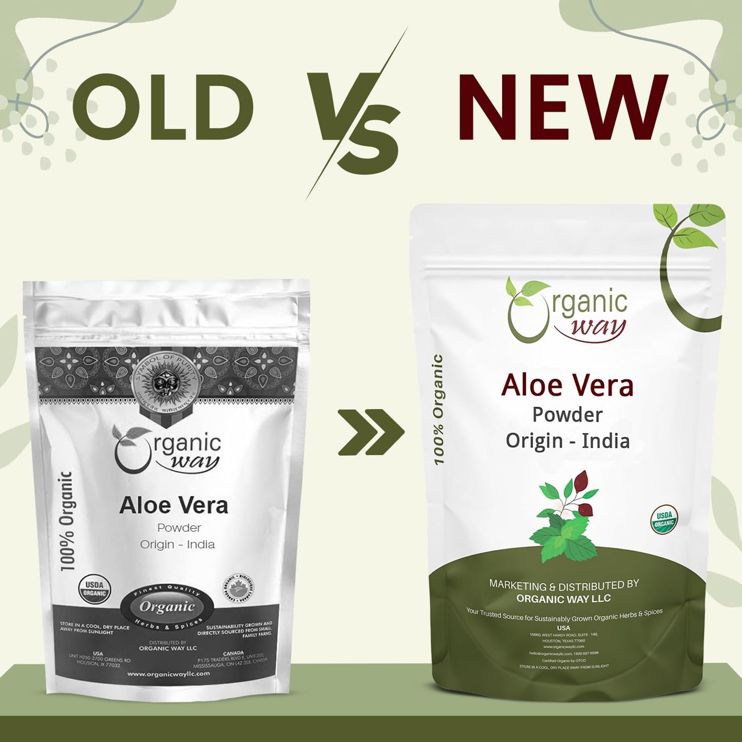 Organic Way Aloe Vera Leaf Powder (Aloe barbadensis), 4 oz