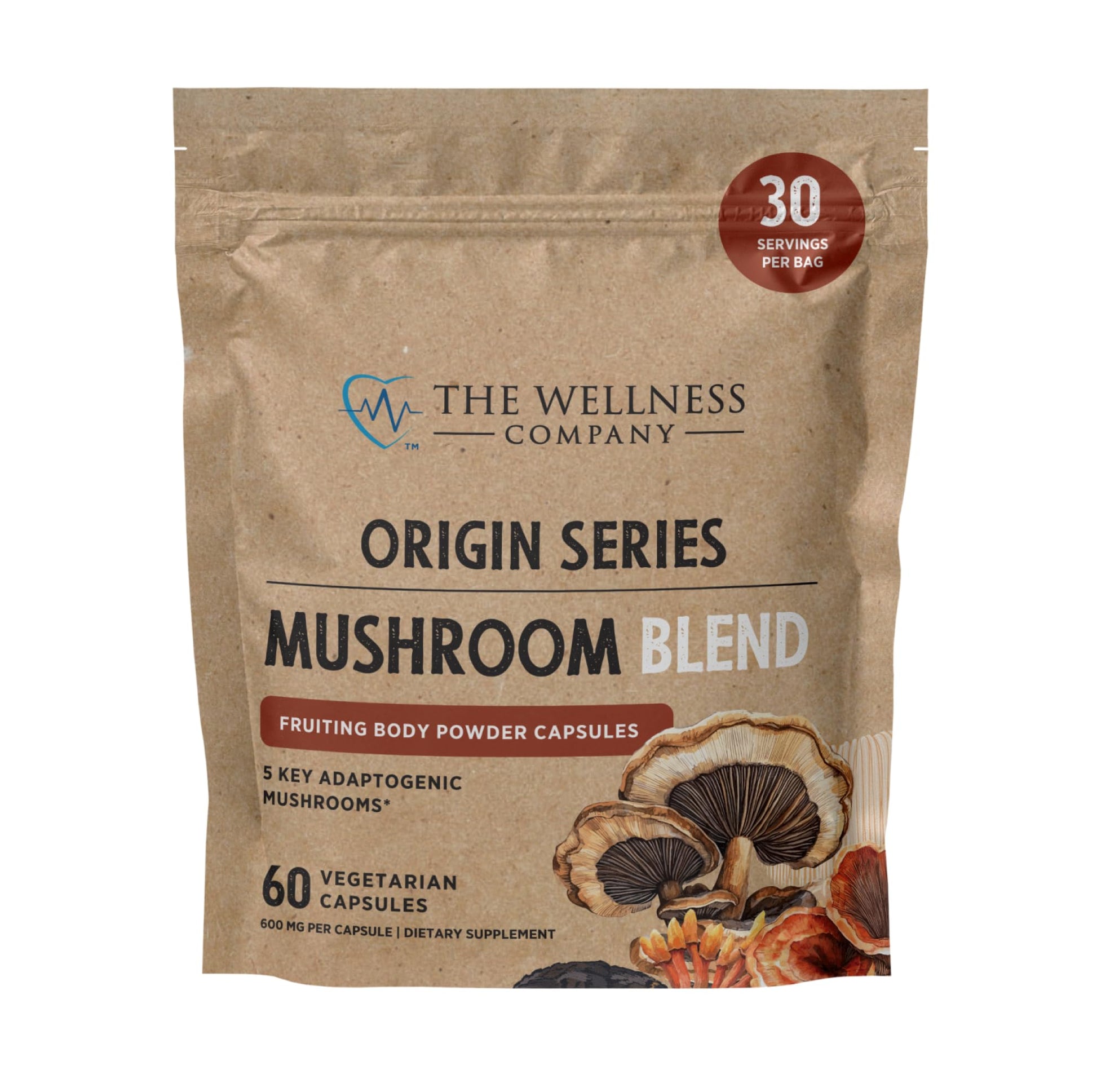 The Wellness Company Mushroom Blend Capsules 60 Capsules