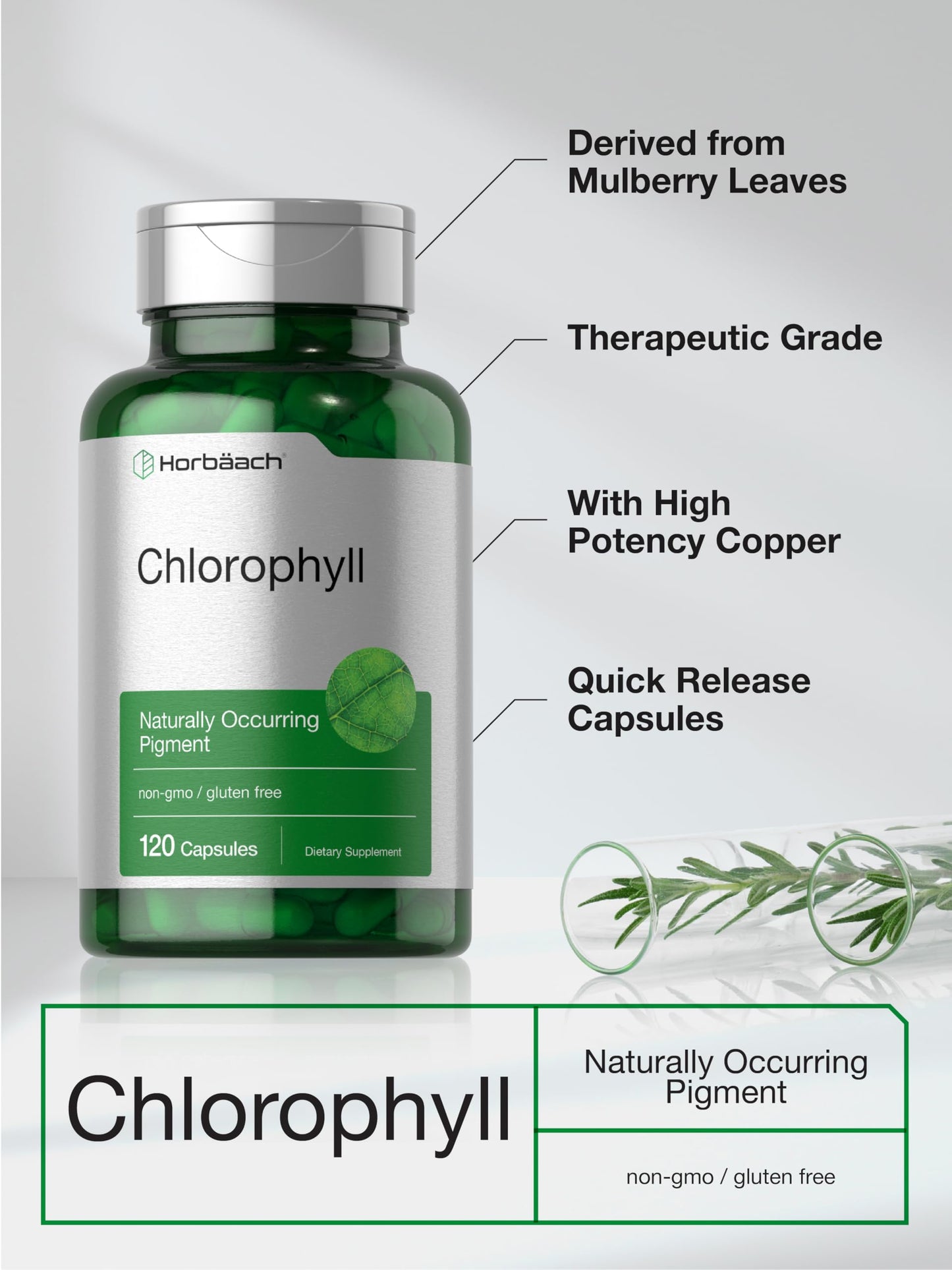 Horbäach Chlorophyll Capsules 120