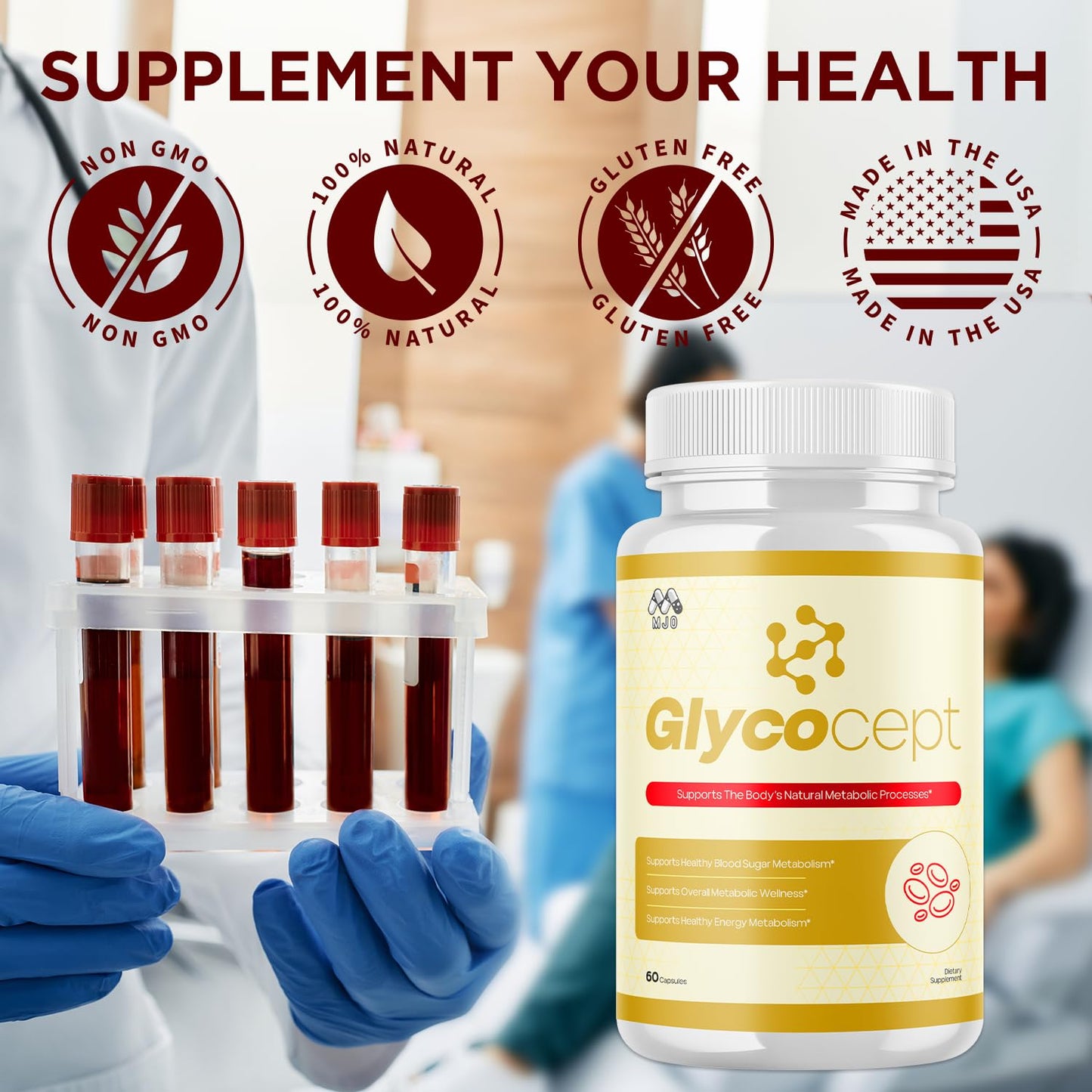MJO Glycocept Capsules, 120 Capsules