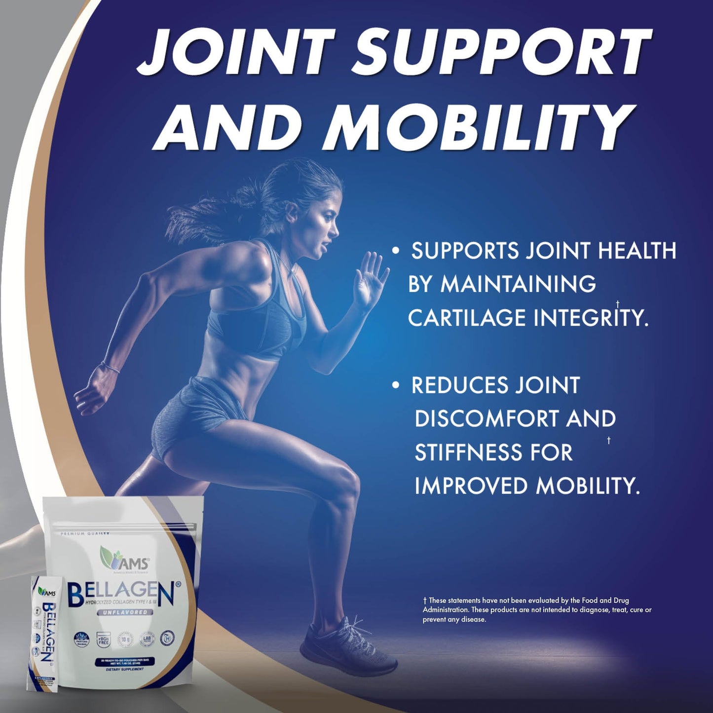 America Medic & Science Bellagen Collagen Peptides Powder 20