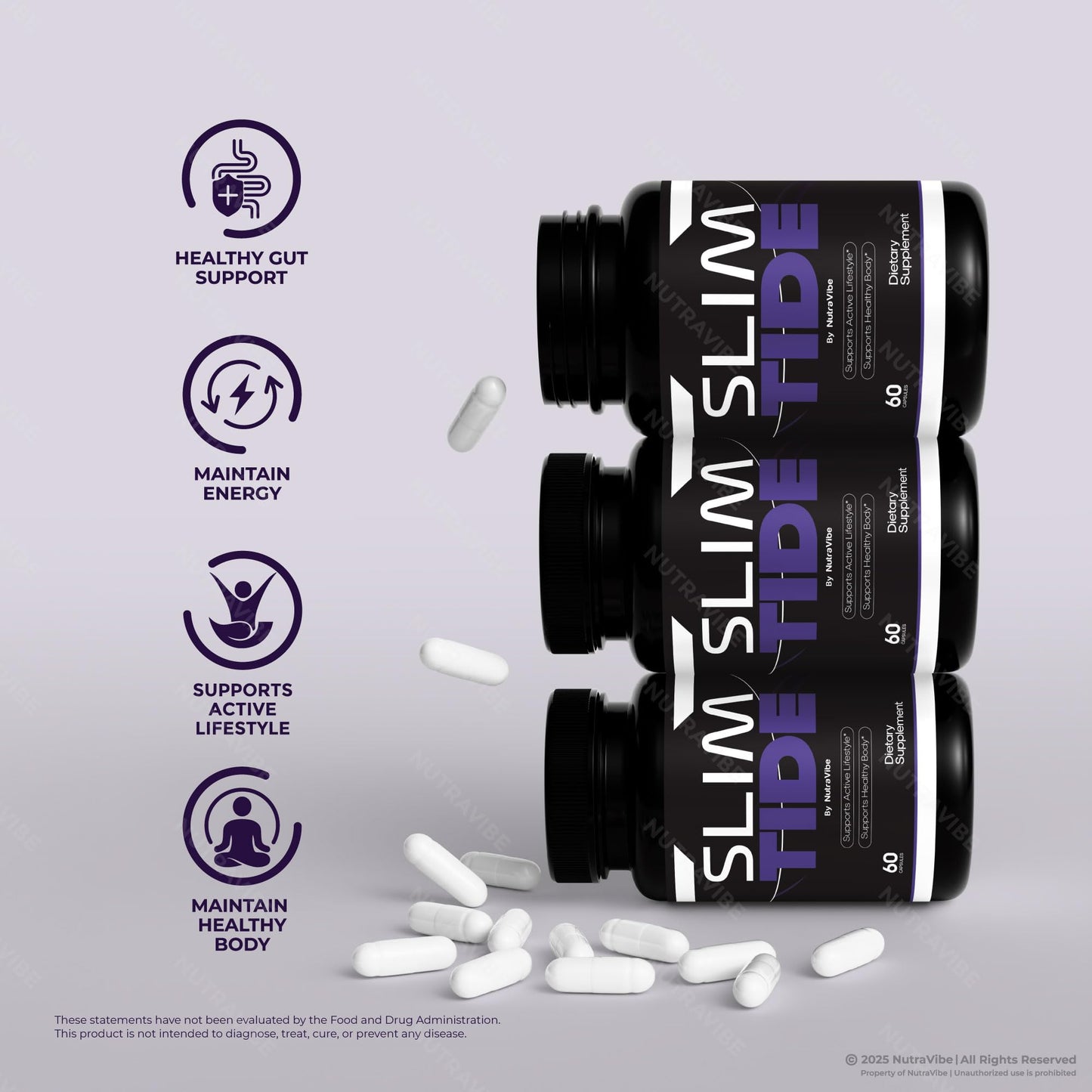 NutraVibe SlimTide 300 Capsules