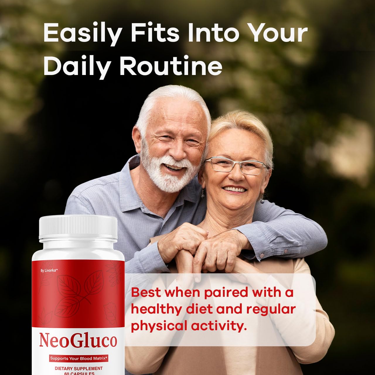 LIVORKA Neo Gluco Capsules 300 Capsules