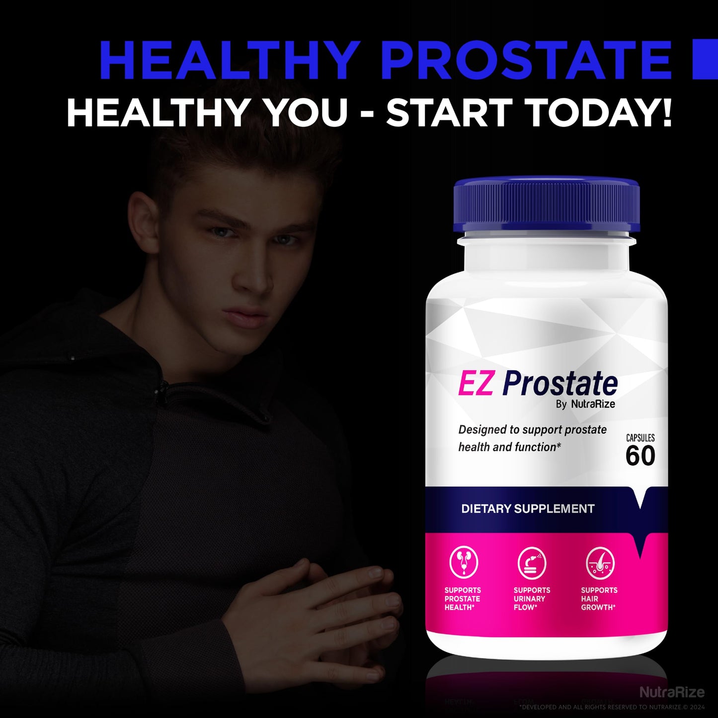 NutraRize EZ Prostate Capsules 300 Capsules