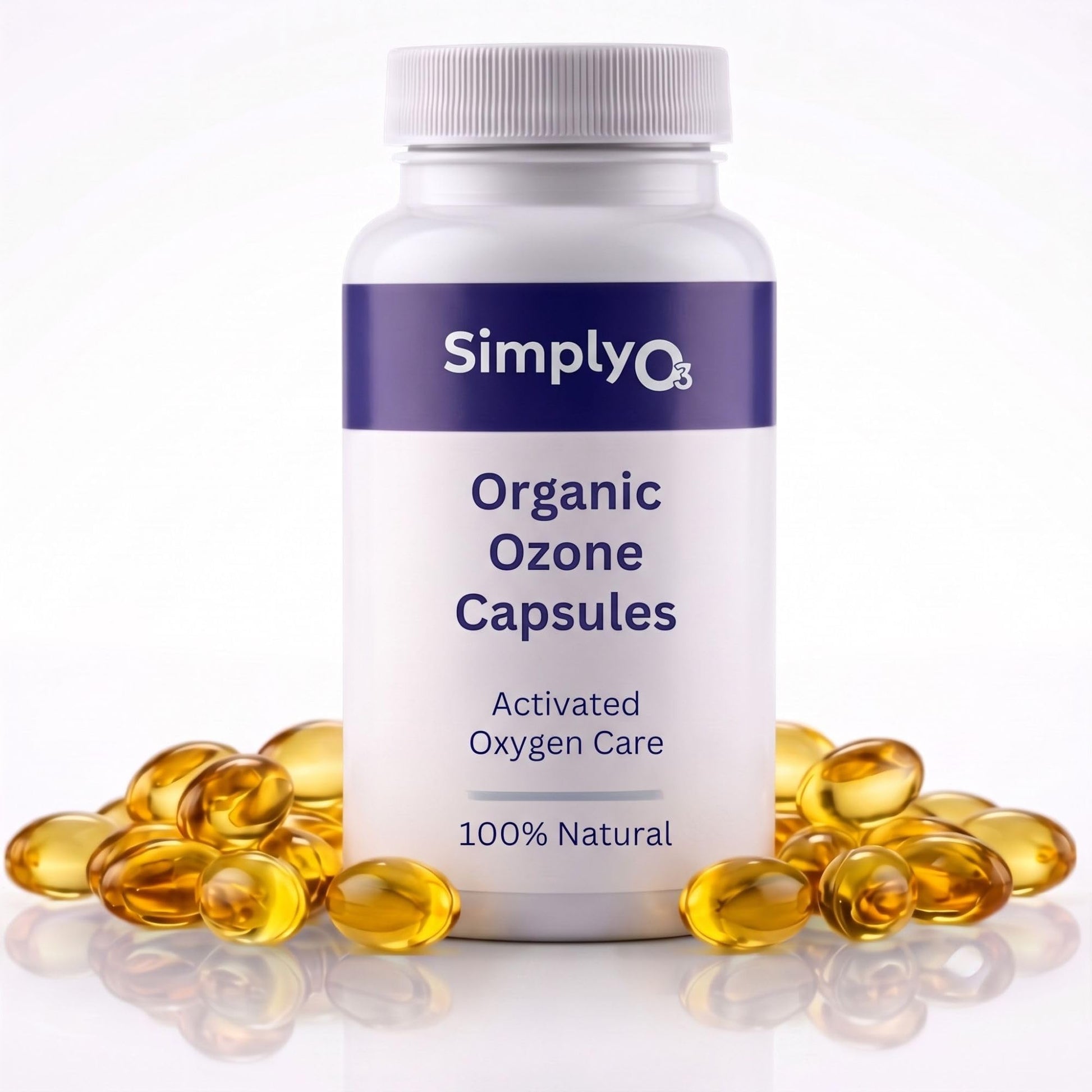 Simply O3 Ozonated Olive Oil Softgels, 120