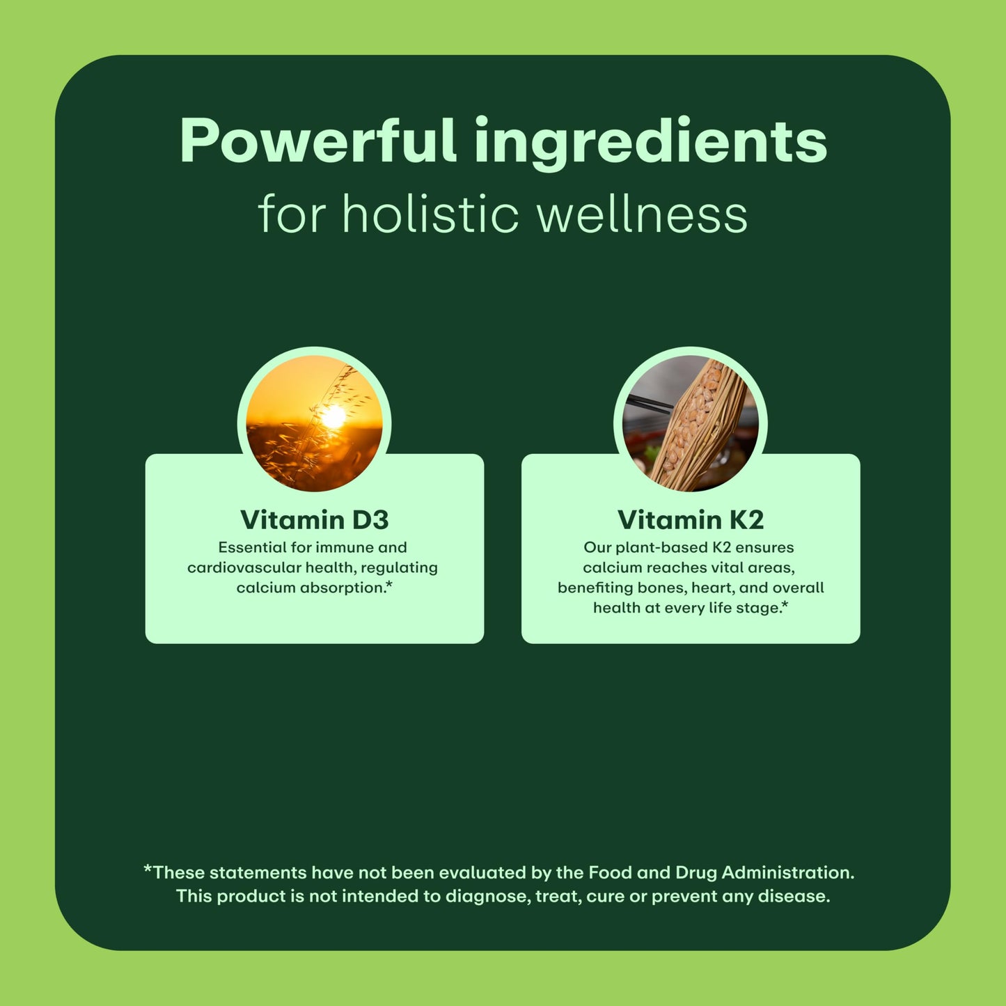 WellWithAll Vitamin D3 5000 IU (125 mcg) with Vitamin K2 100 mcg Capsule, 60 Count
