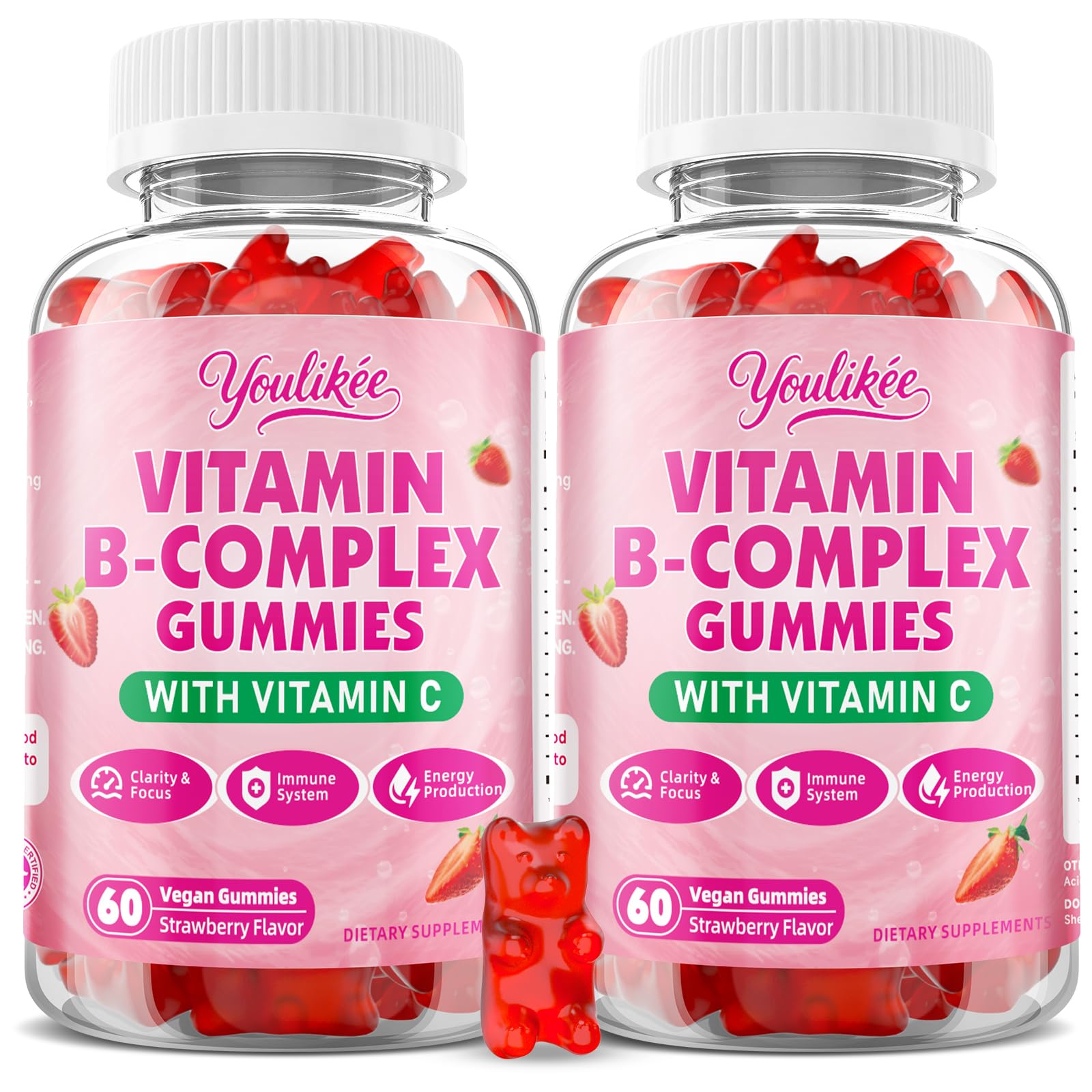Youlikee Vitamin B-Complex Gummies 120 Gummies
