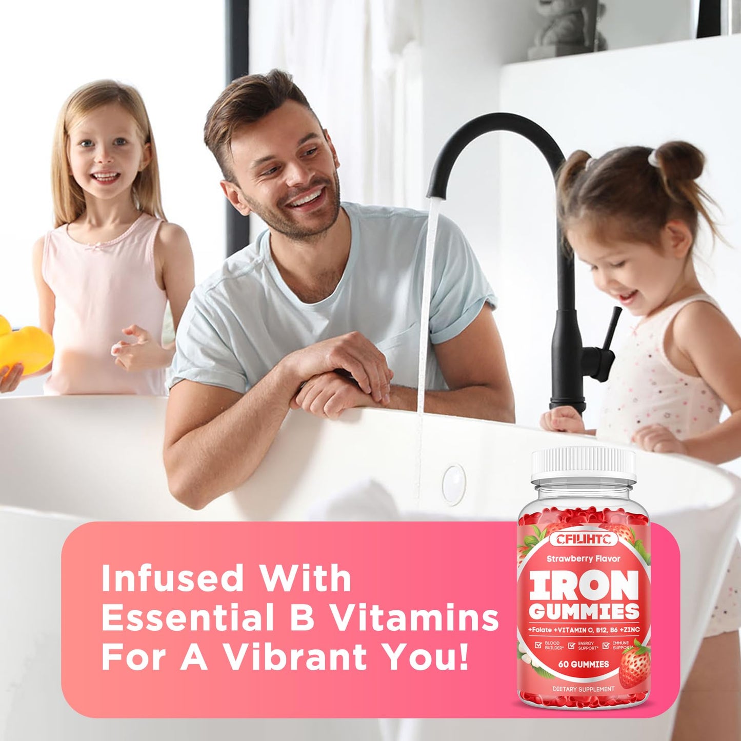 CFILIHTC Iron Gummies 120-Count
