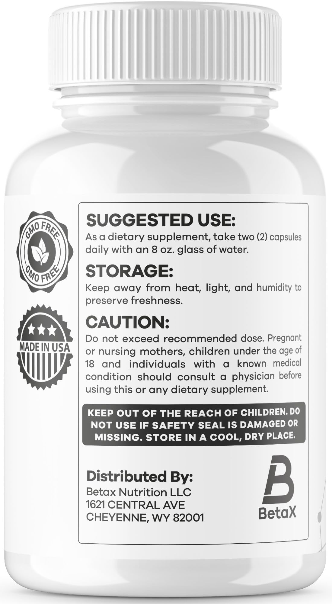 BetaX MemoVance Pro Advanced Formula Capsules, 60 Count
